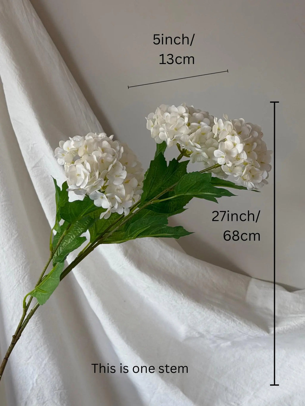 Artificial Hydrangea Flowers Faux Flower Place