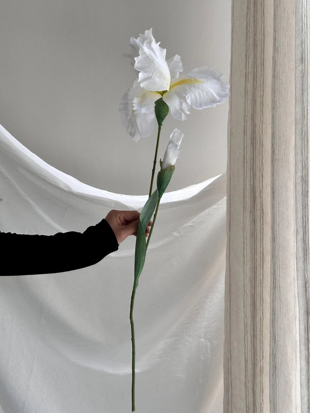 Artificial Iris Flowers, Silk iris flower, Real Touch iris flower, spring floral arrangement for home wedding decor Faux Flower Place
