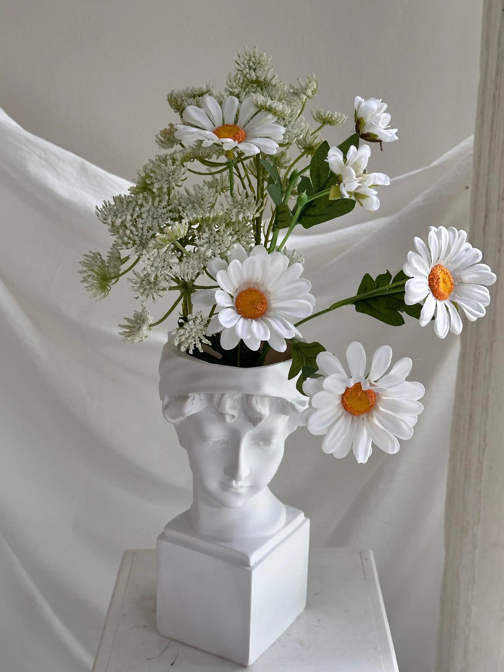 Faux Daisy Stem, Artificial Chamomile Faux Flower Place