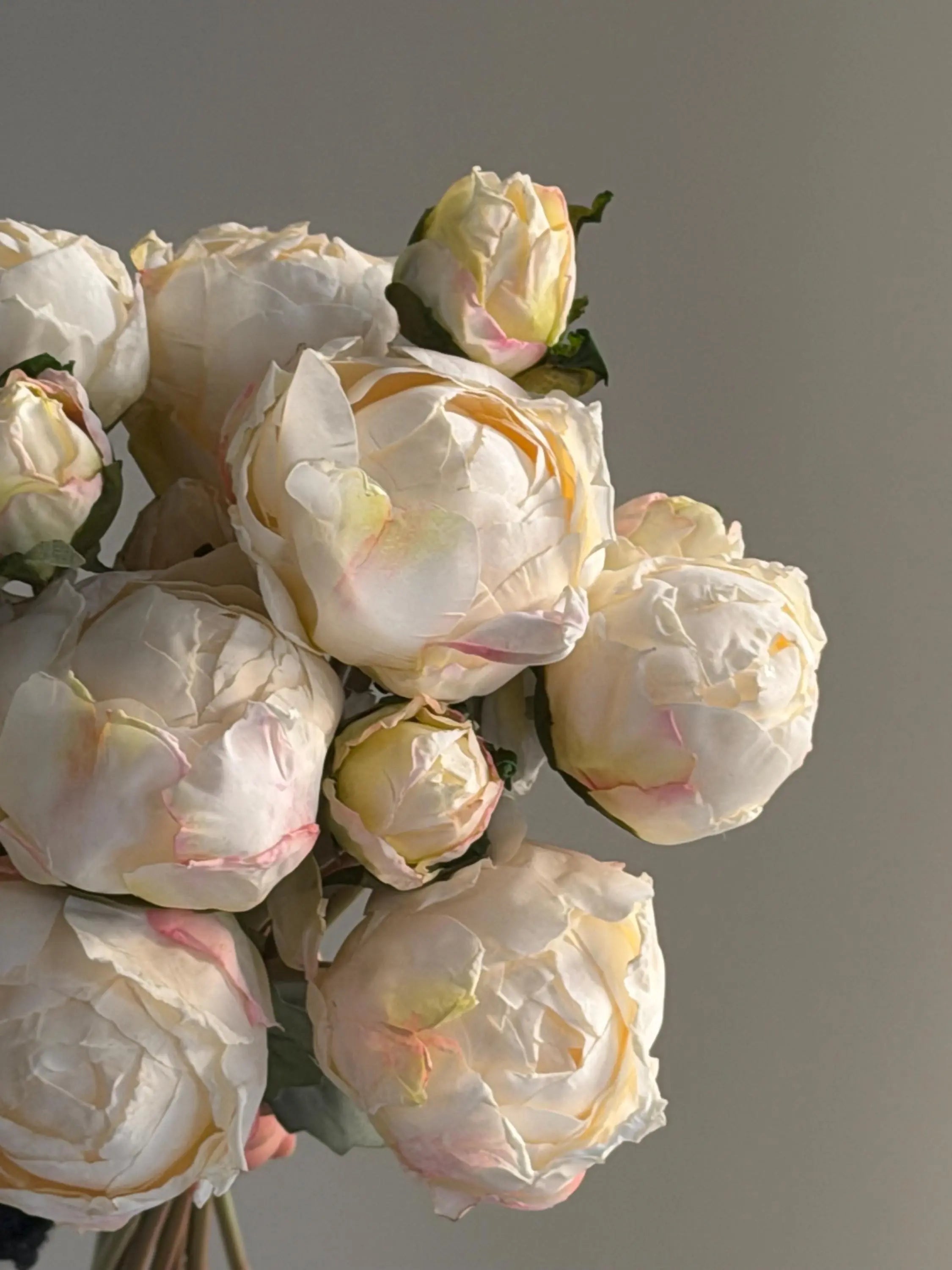 Fake Peony bouquet, Real Touch Faux Peony Celesta Atelier