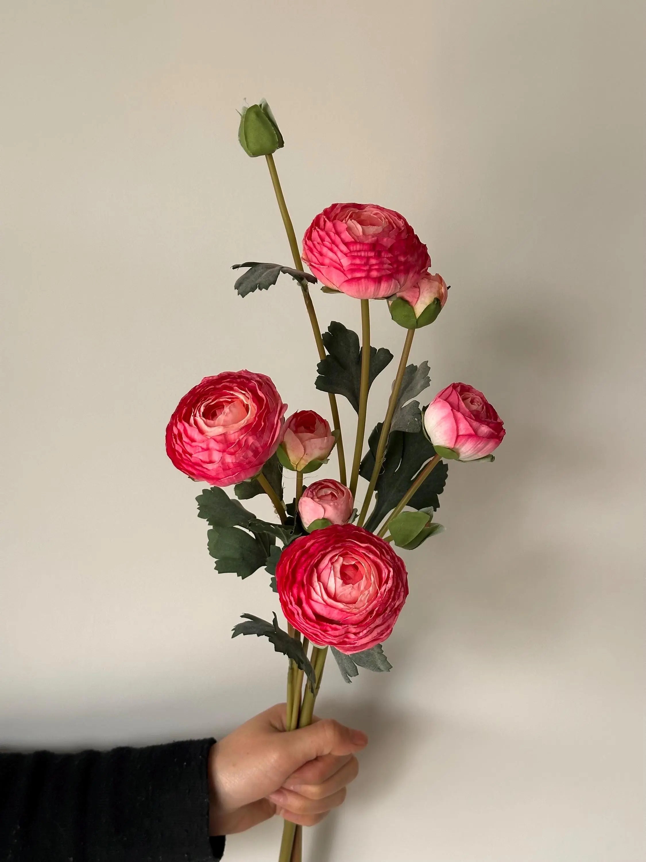 Faux Ranunculus stem, artificial Ranunculus bunch,DIY floral supply,faux ranunculus bouquets, flower arrangement, DIY wedding bouquet Faux Flower Place