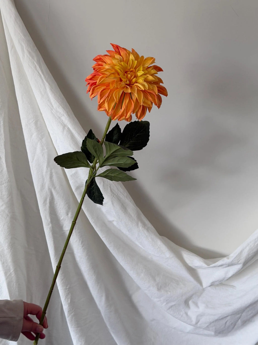 Large Artificial Dahlia Faux Flower Place