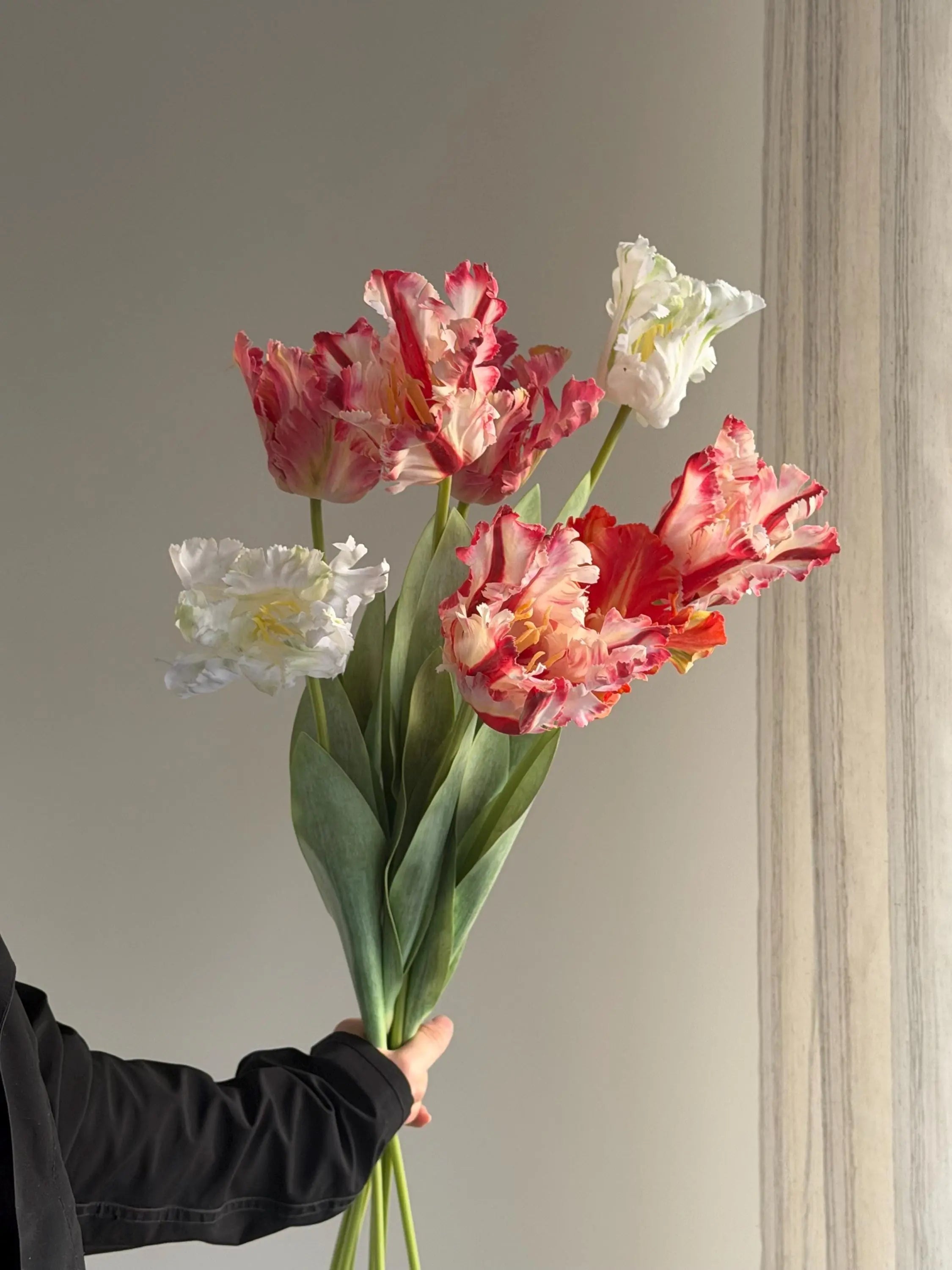 Real Touch parrot tulips, artificial tulips Celesta Atelier