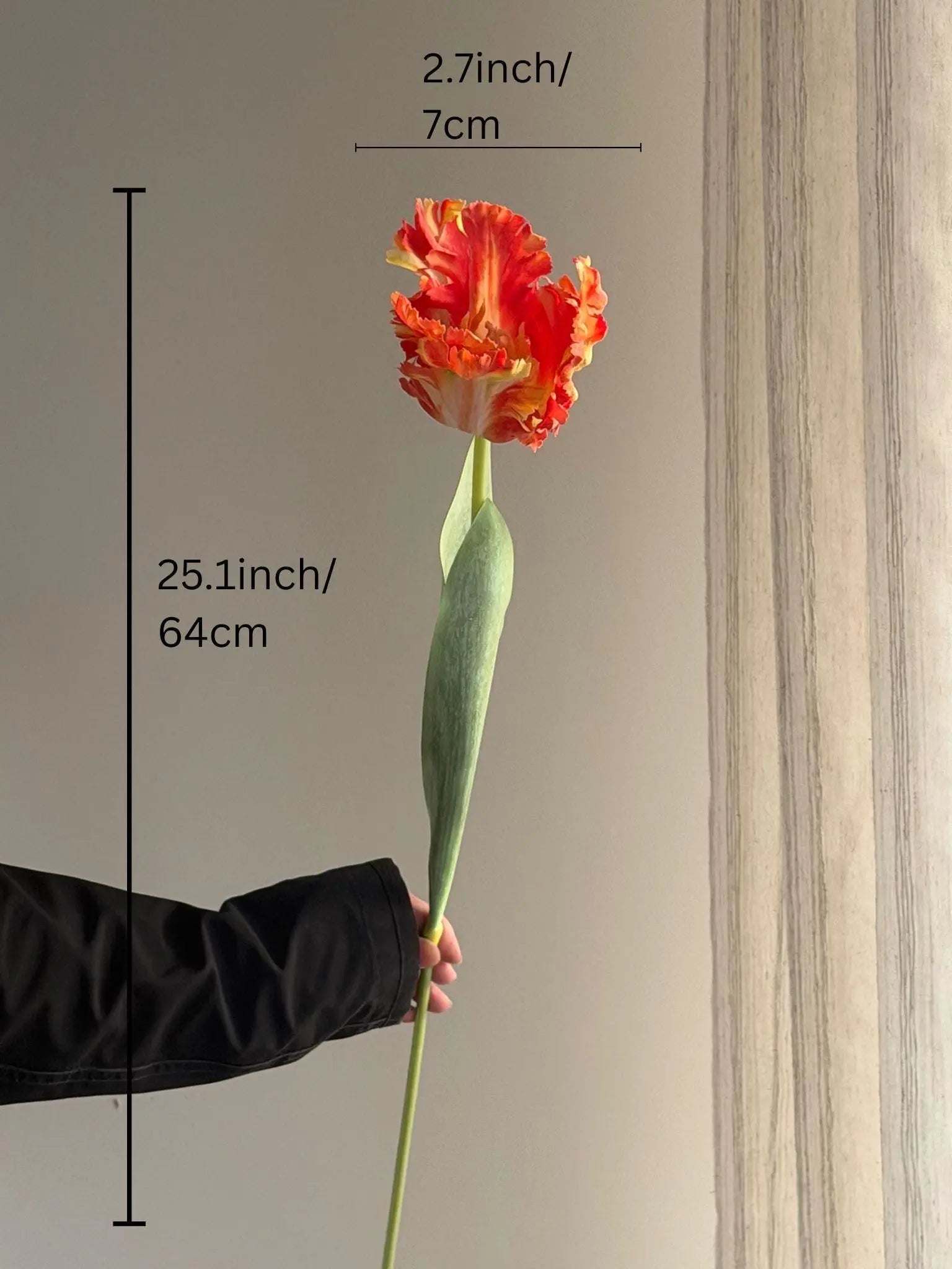 Real Touch parrot tulips, artificial tulips Celesta Atelier