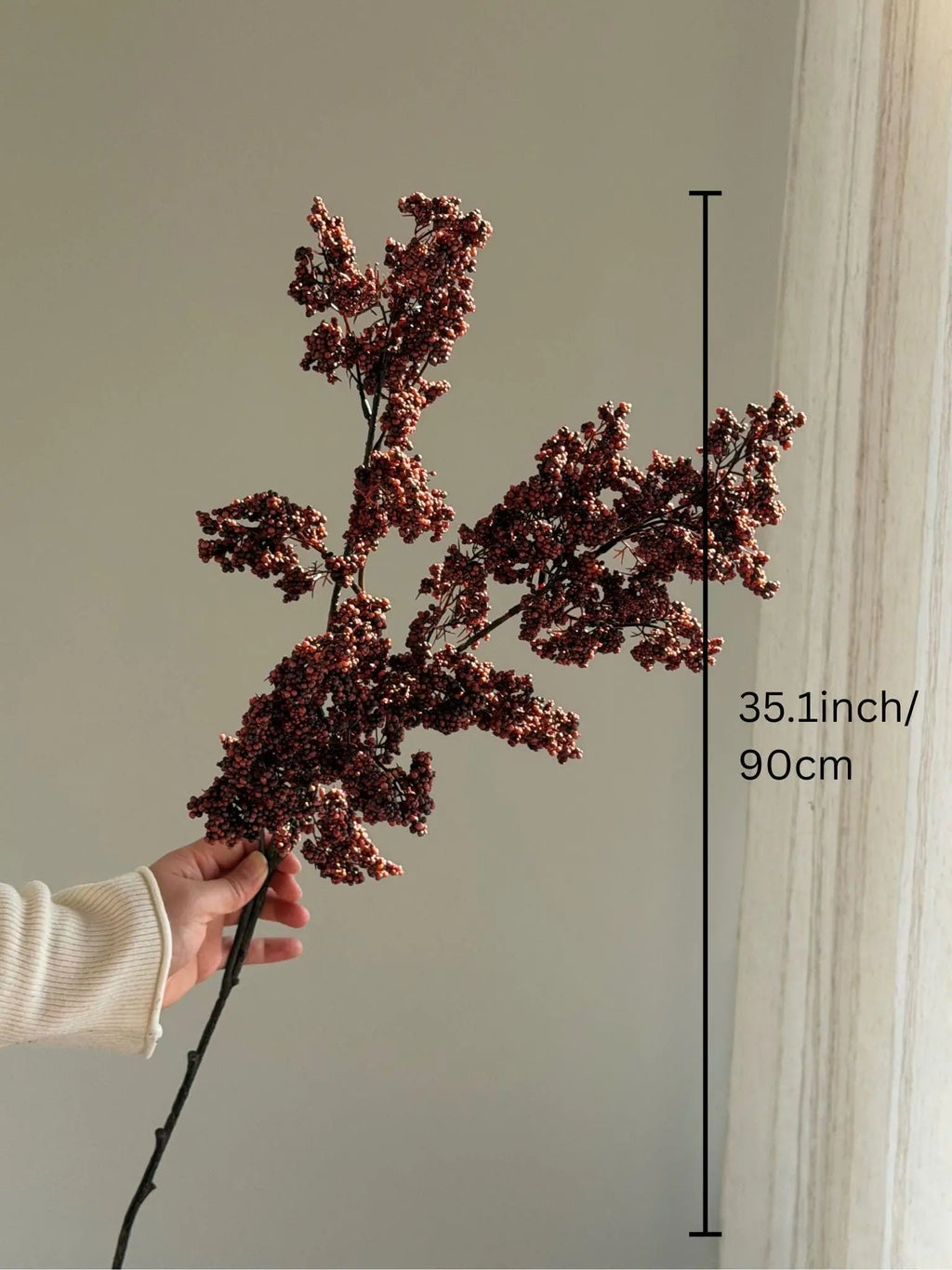 Long Stems Plum Berries, Dusty Berry Stems Celesta Atelier