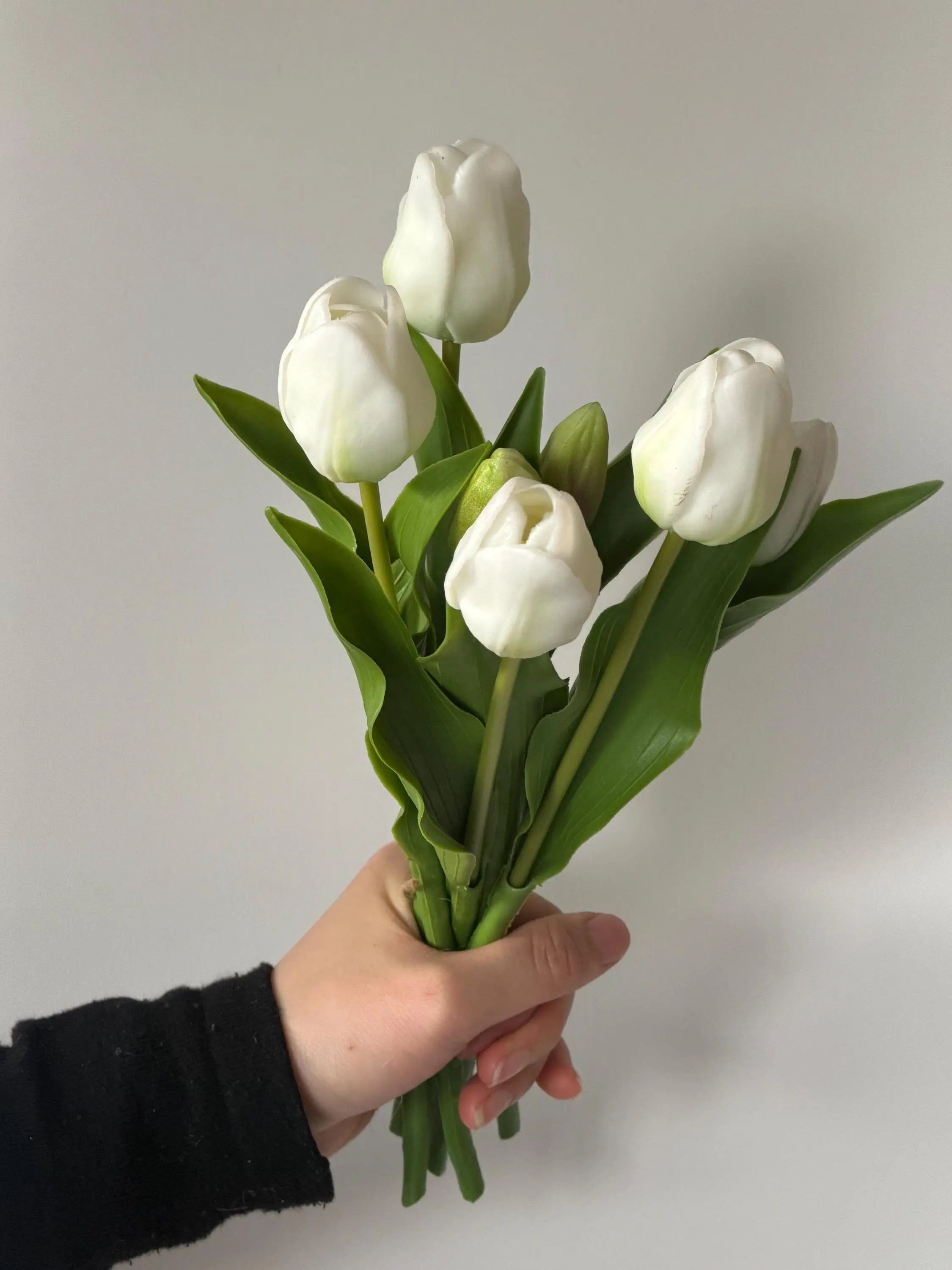 Fake tulip bouquest,artificial tulips,Real touch tulip,fake floral arrangements, faux tulips for Mothers Day gift, Easter home decor Faux Flower Place