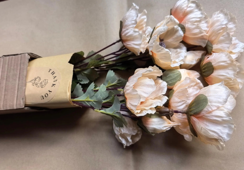 Faux Matilija Poppy Celesta Atelier
