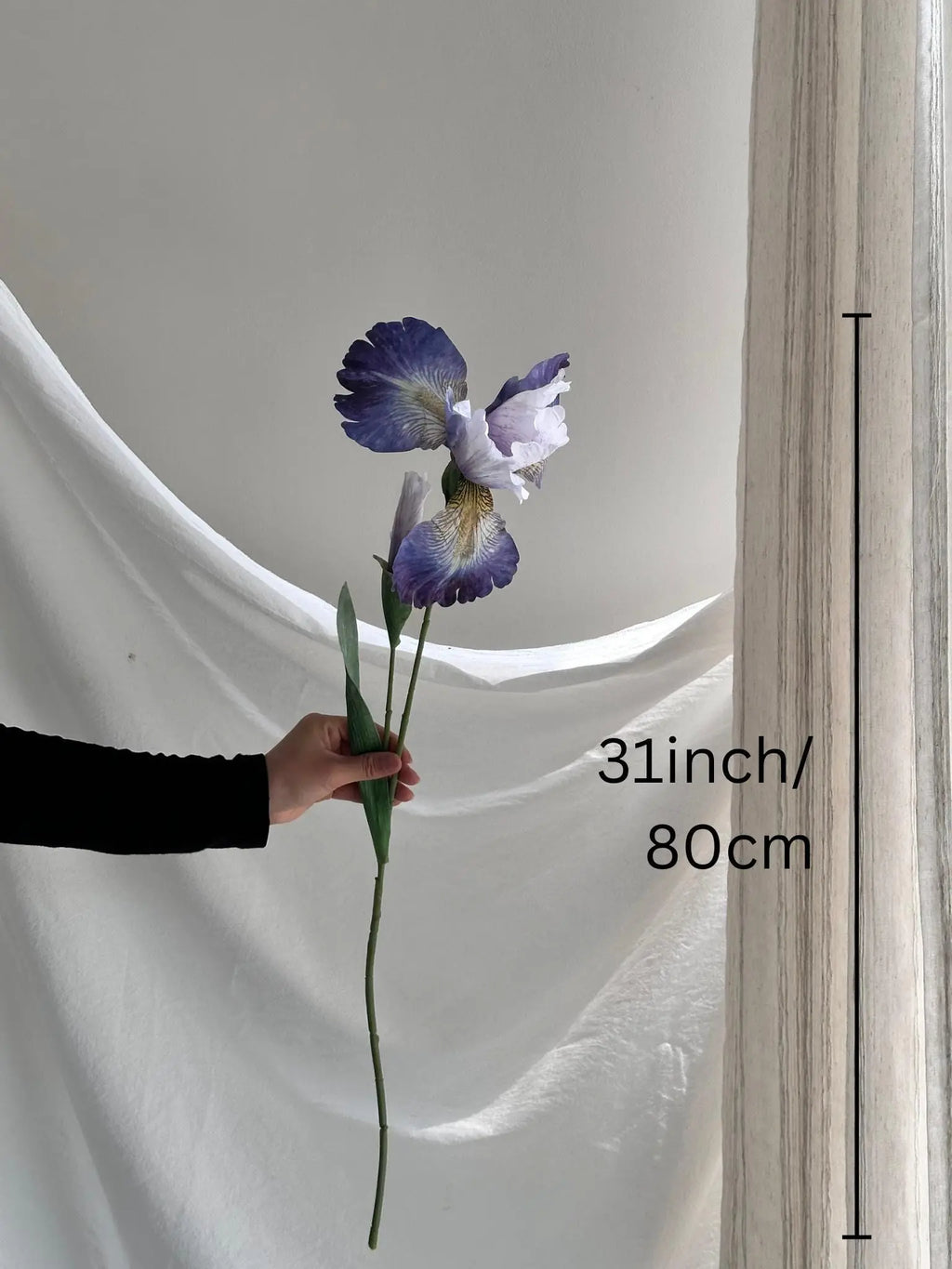 Artificial Iris Flowers, Silk iris flower, Real Touch iris flower, spring floral arrangement for home wedding decor Faux Flower Place