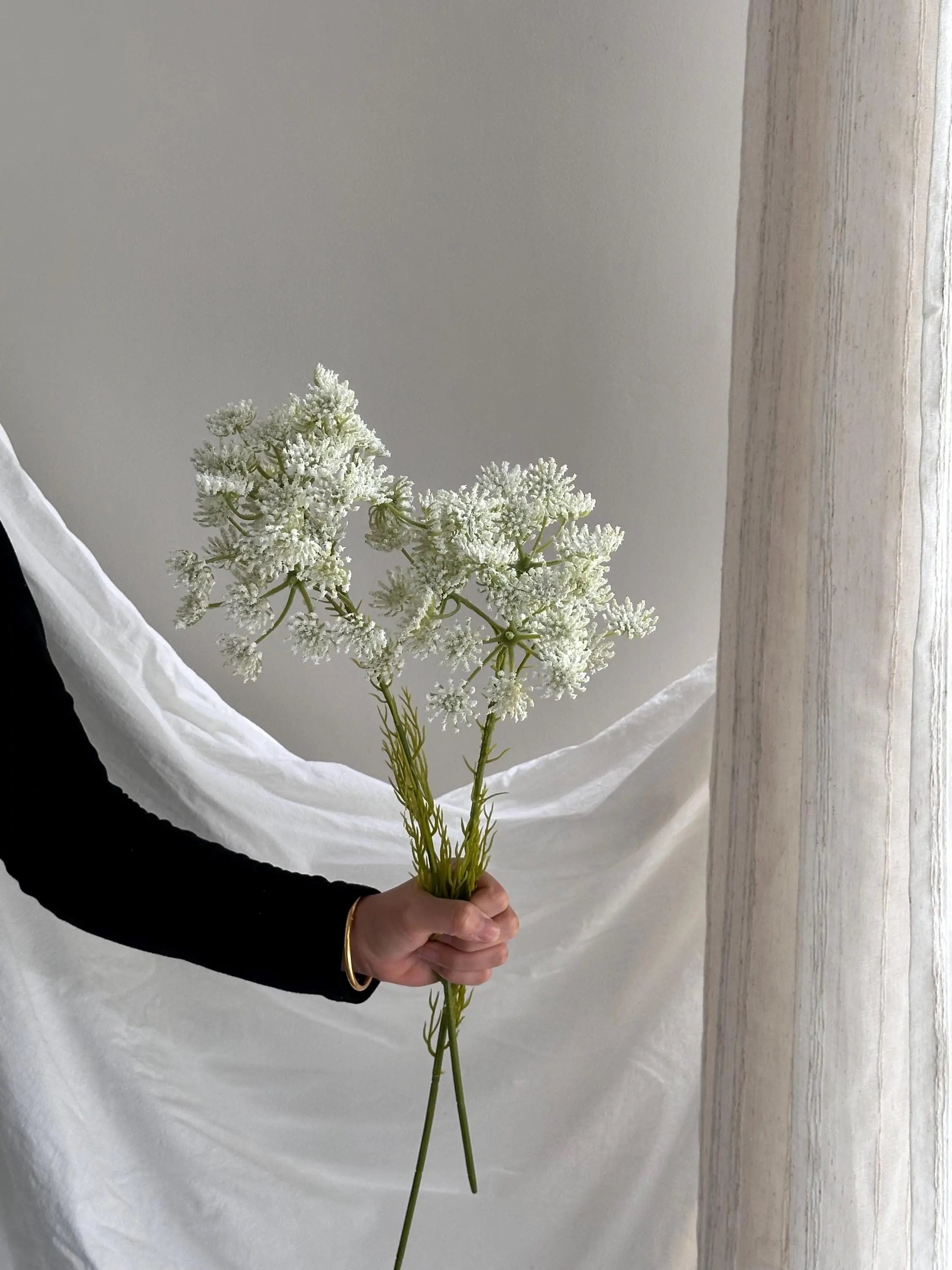Artificial Queen Annes Lace Stem Faux Flower Place