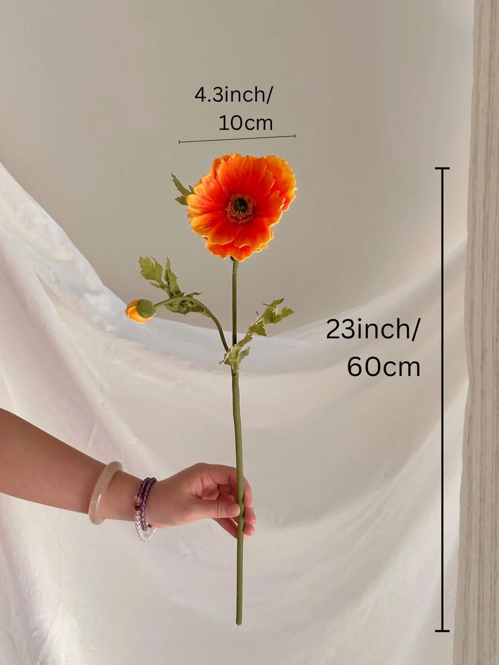 Faux California Poppy Faux Flower Place
