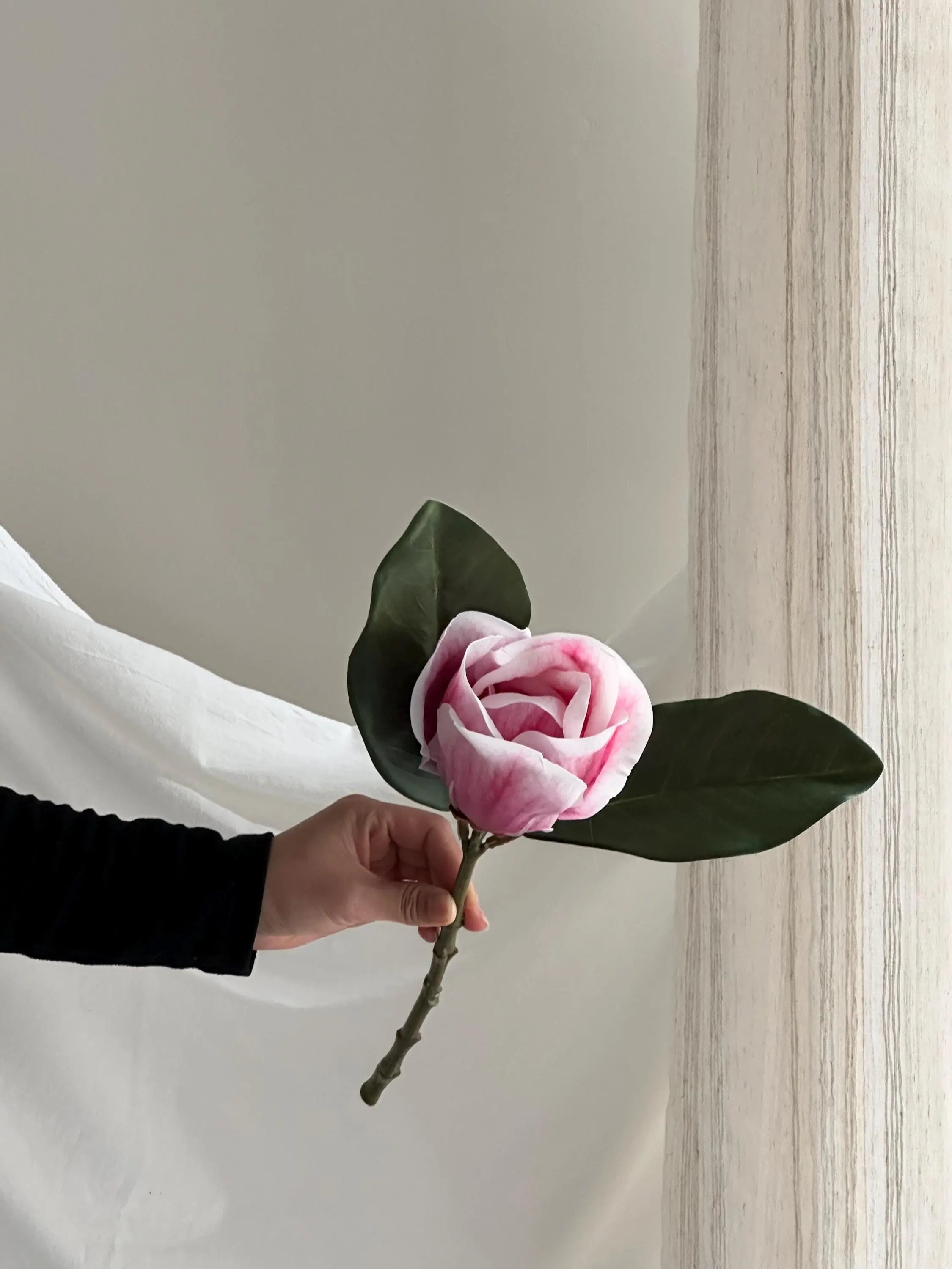15” Artificial Magnolia stem Faux Flower Place