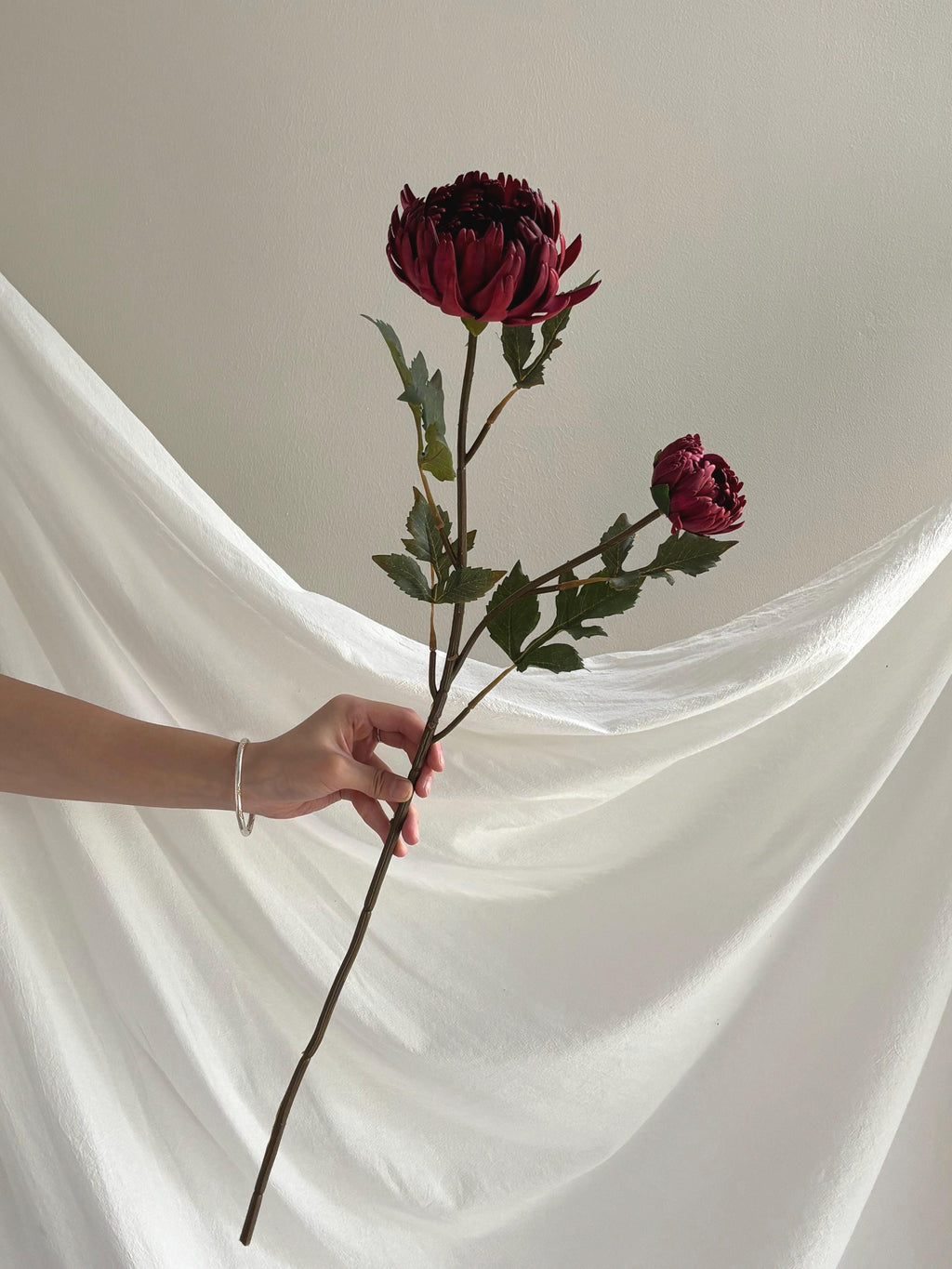 2 Heads Artificial Chrysanthemum