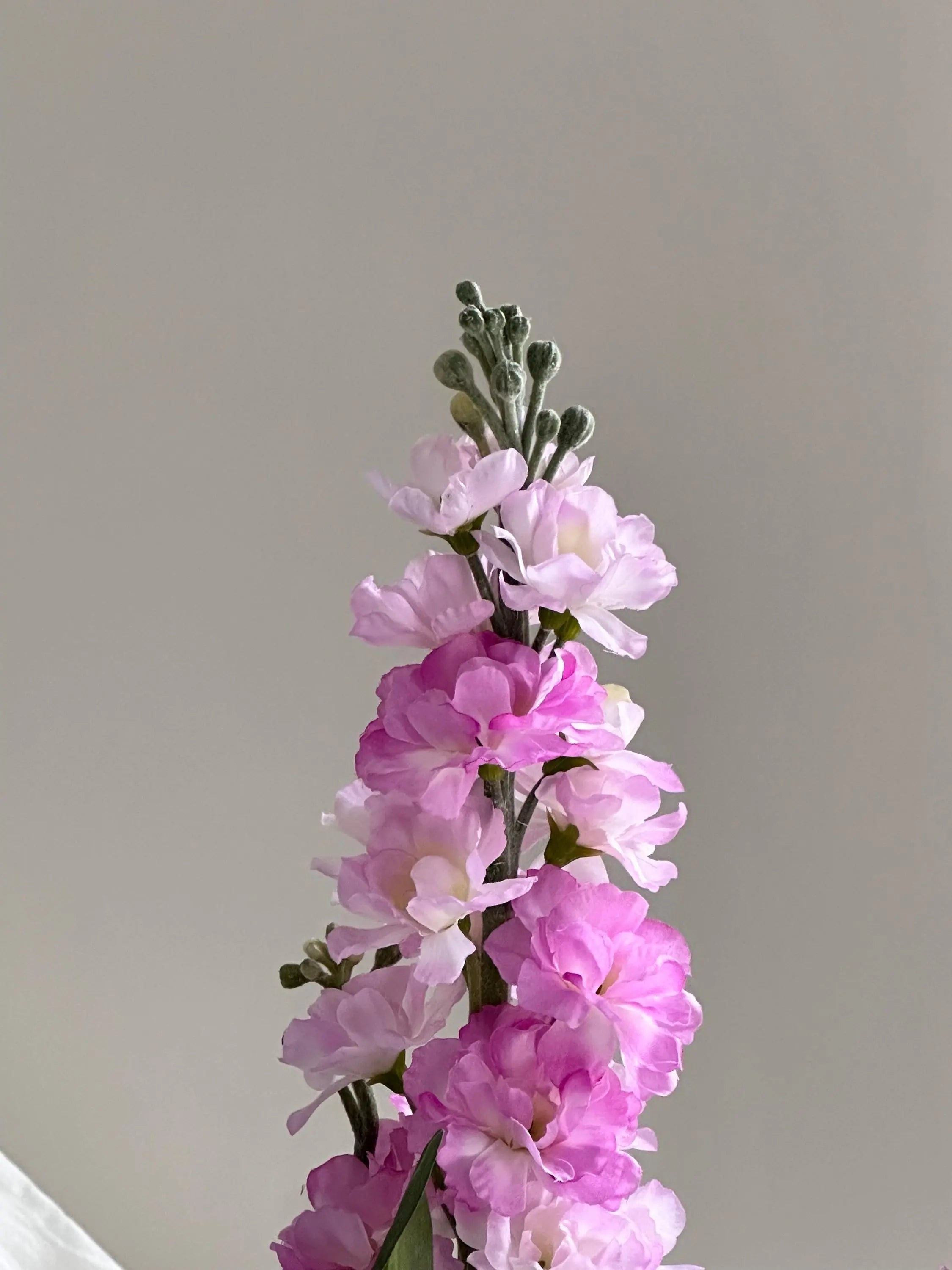 Artificial Delphinium Blossom Branch With Buds Faux Flower Place