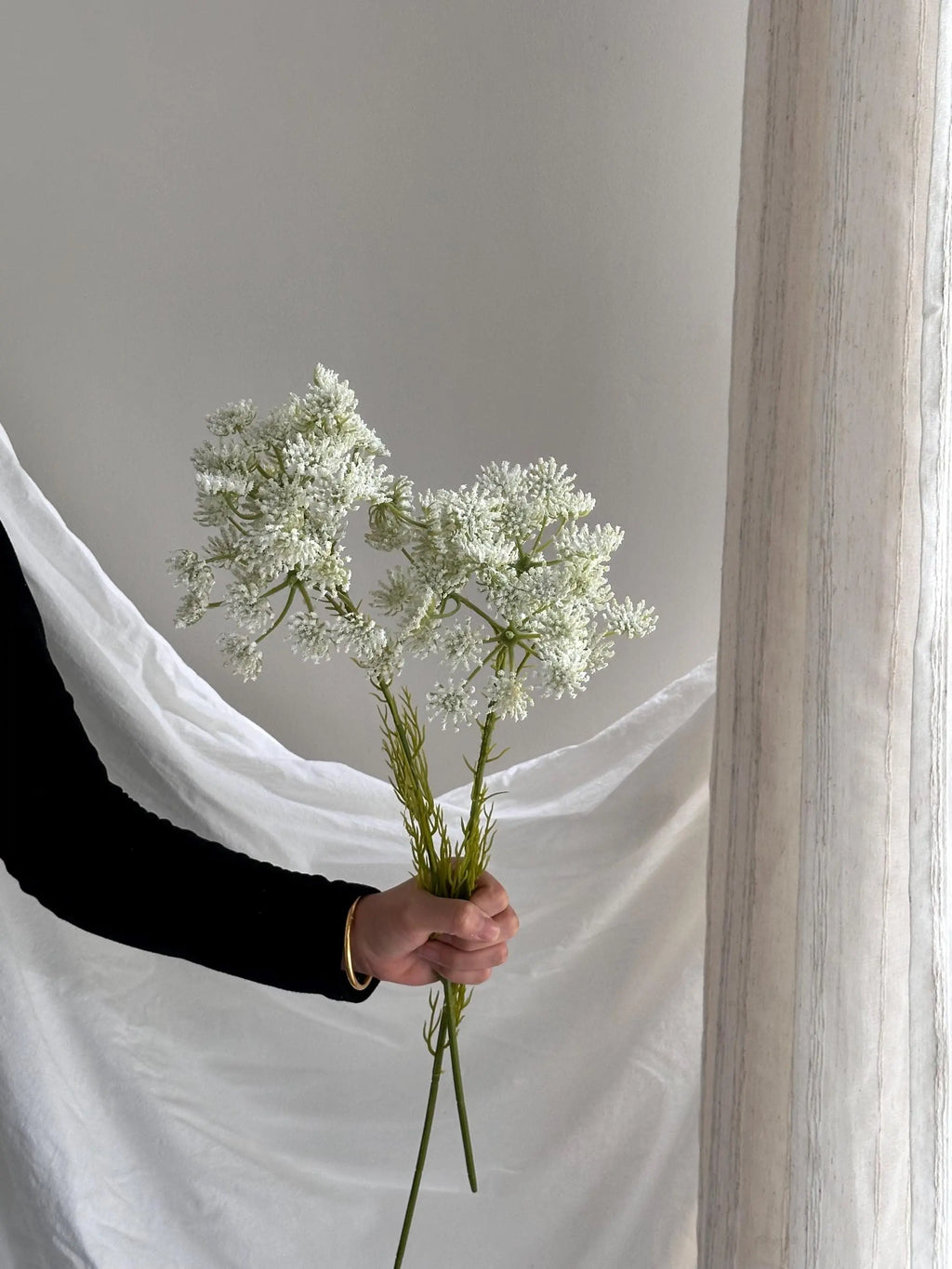 Artificial Queen Annes Lace Stem Faux Flower Place