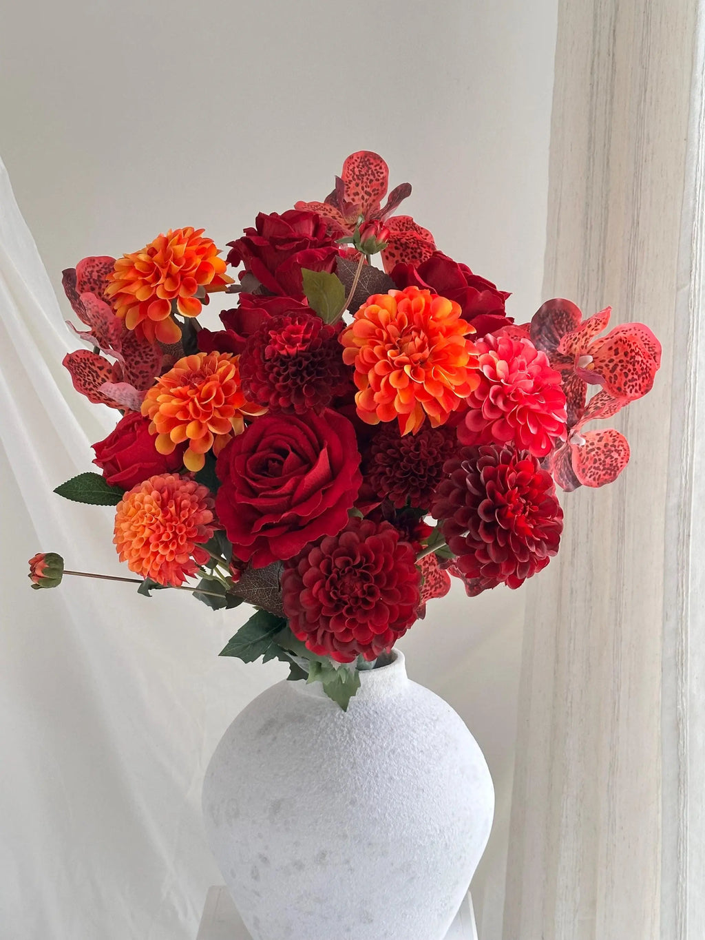 Romantic Floral arrangement Faux Flower Place