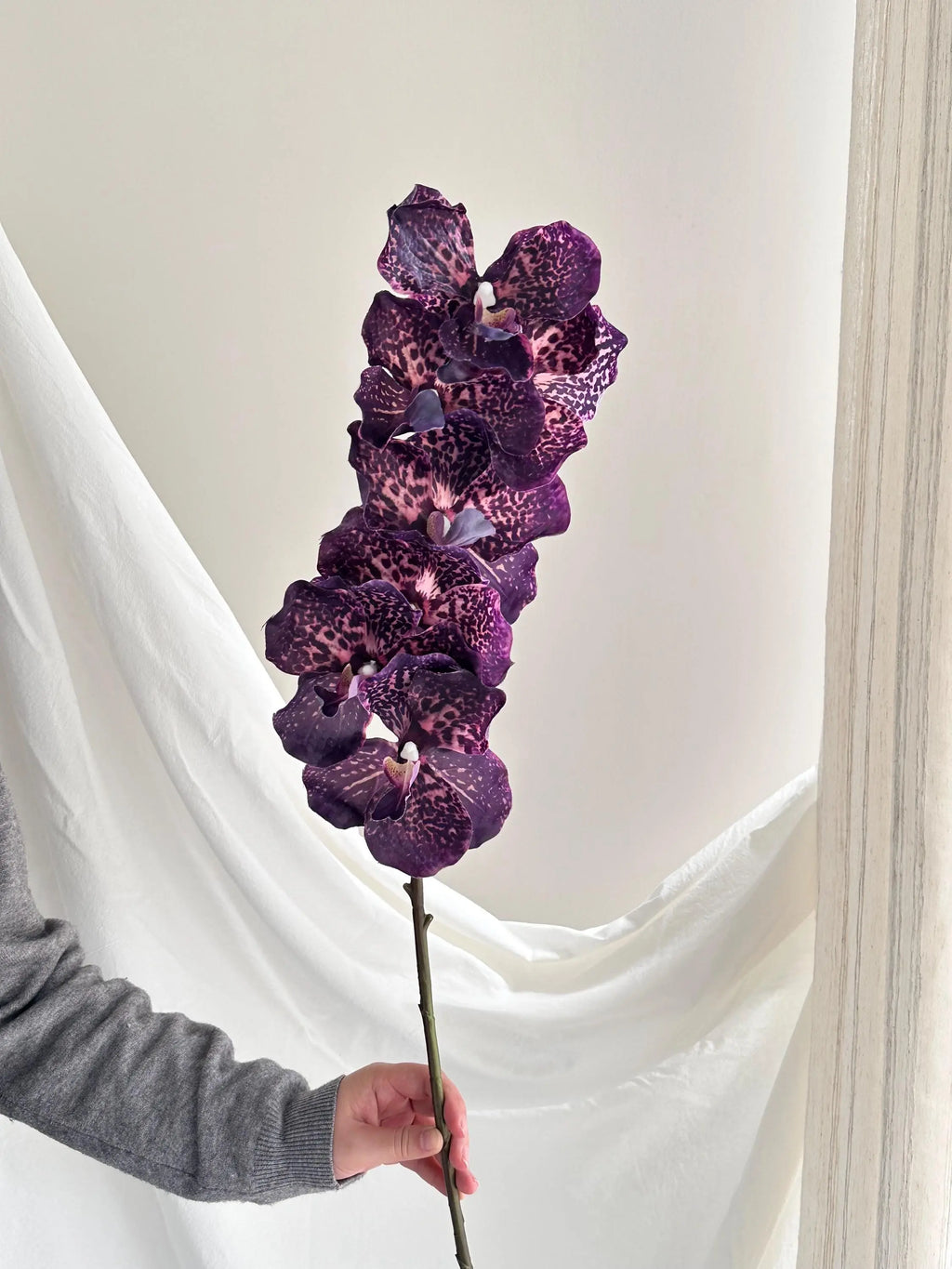 Artificial Psychedelic Phalaenopsis Orchid Faux Flower Place