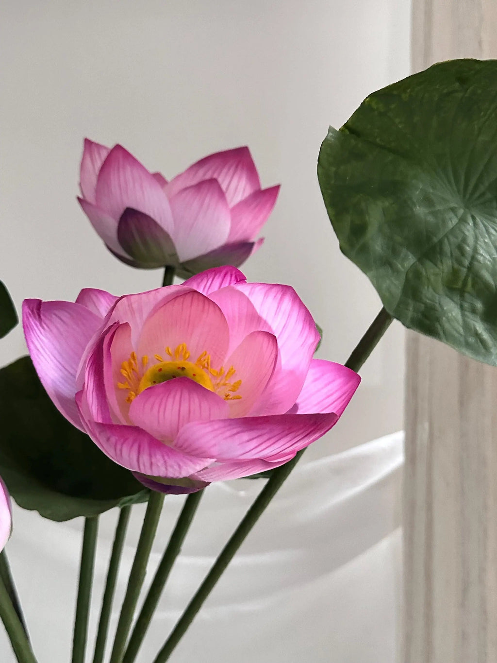 Artificial Lotus Flower stem Faux Flower Place