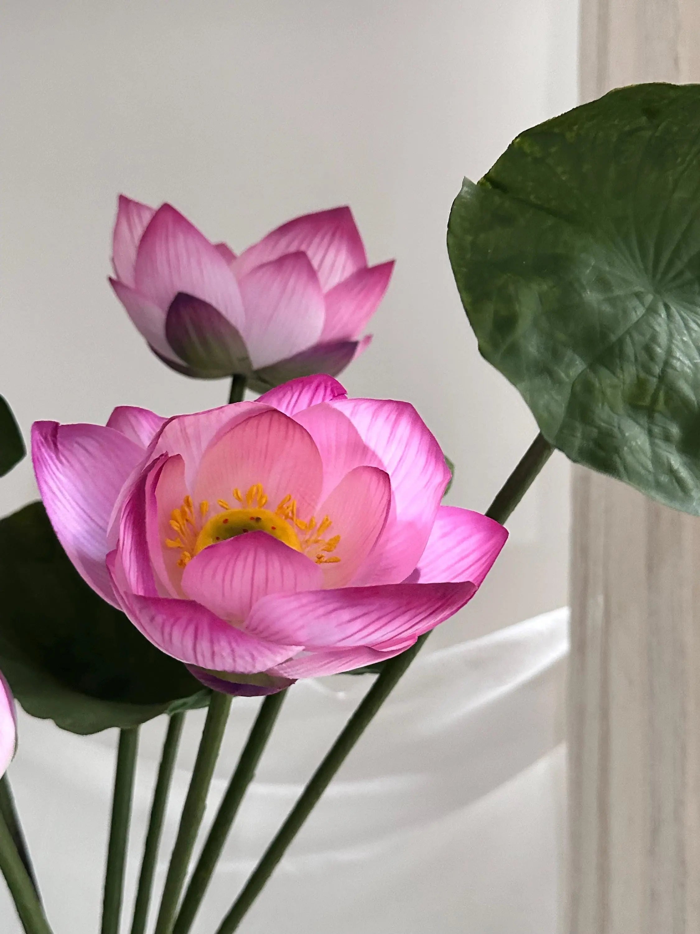 Artificial Lotus Flower stem Faux Flower Place