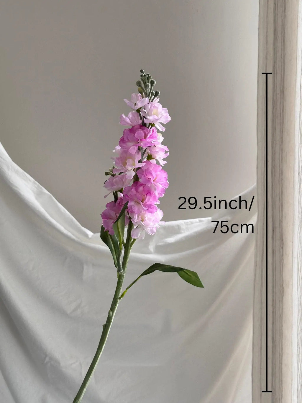 Artificial Delphinium Blossom Branch With Buds Faux Flower Place