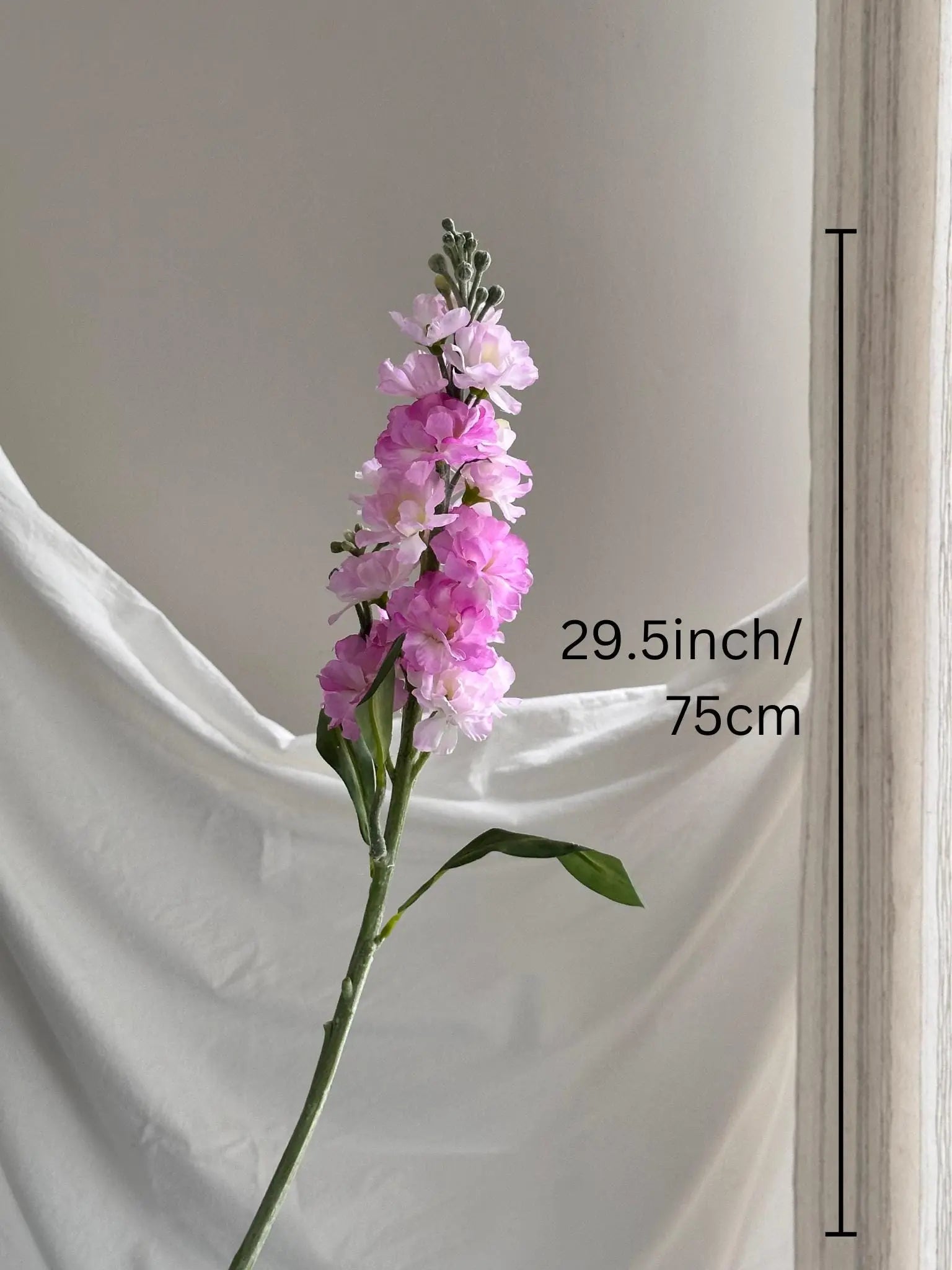 Artificial Delphinium Blossom Branch With Buds Faux Flower Place