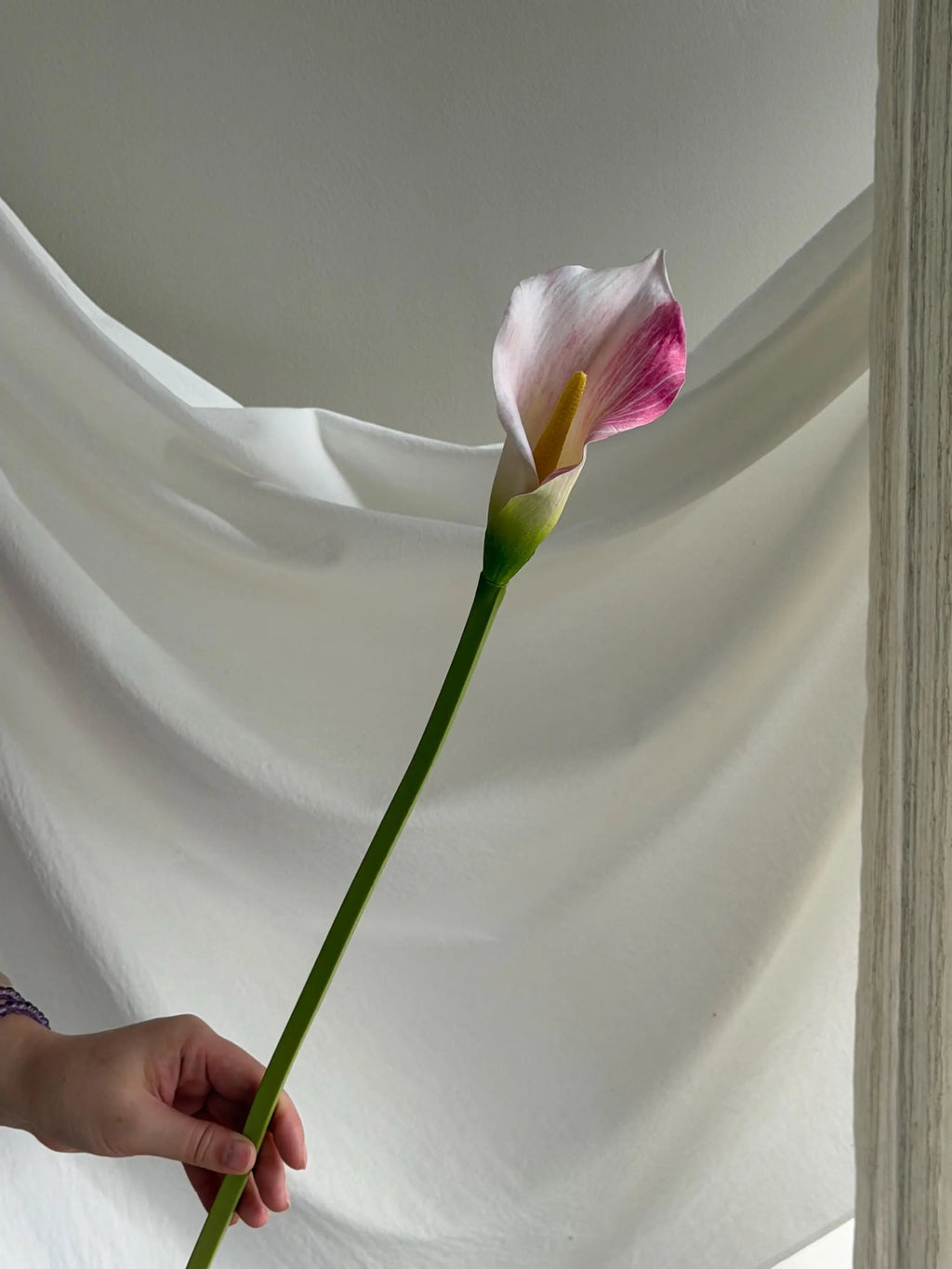 Pink Faux Calla Lily Faux Flower Place