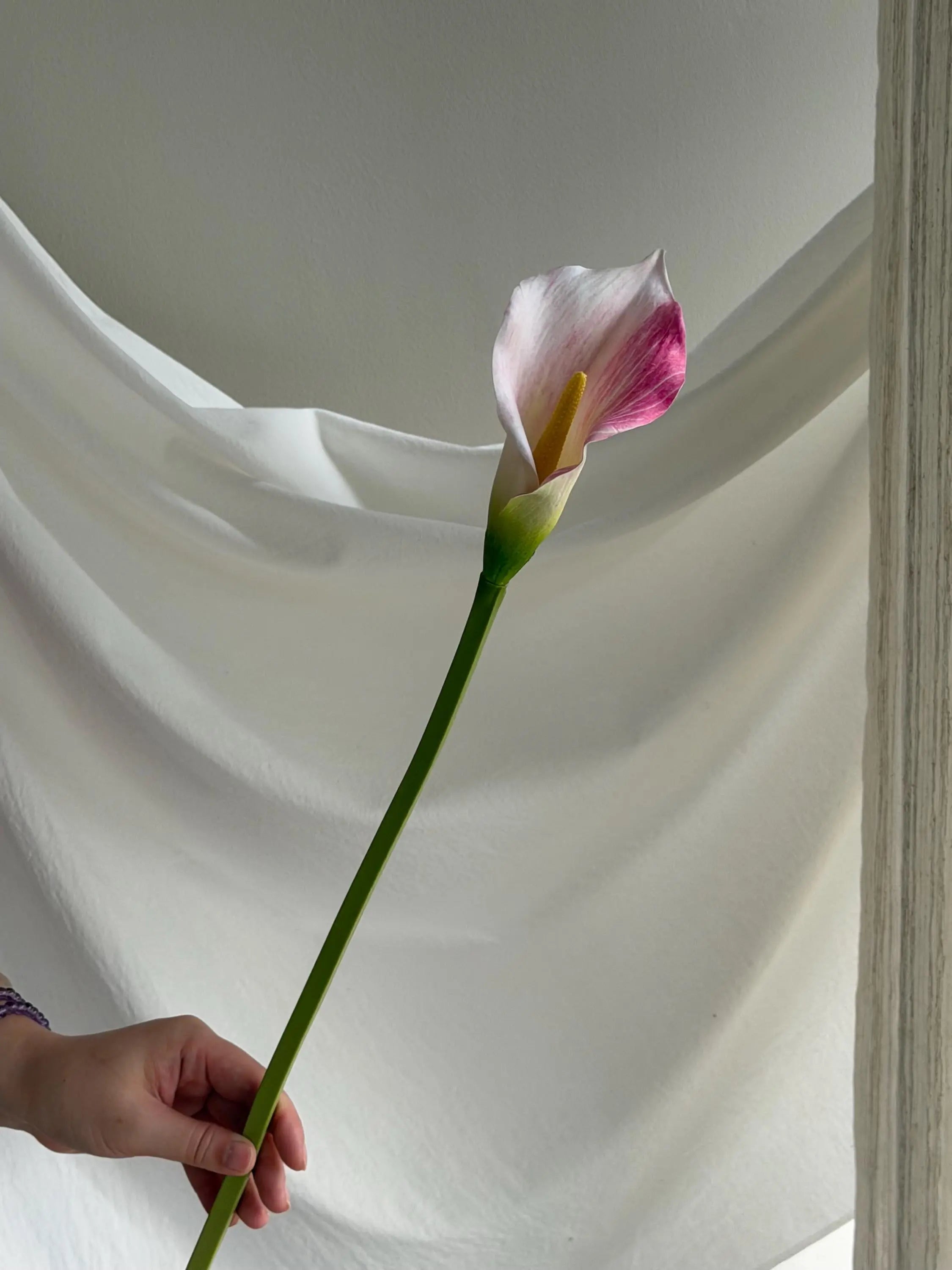 Pink Faux Calla Lily Faux Flower Place