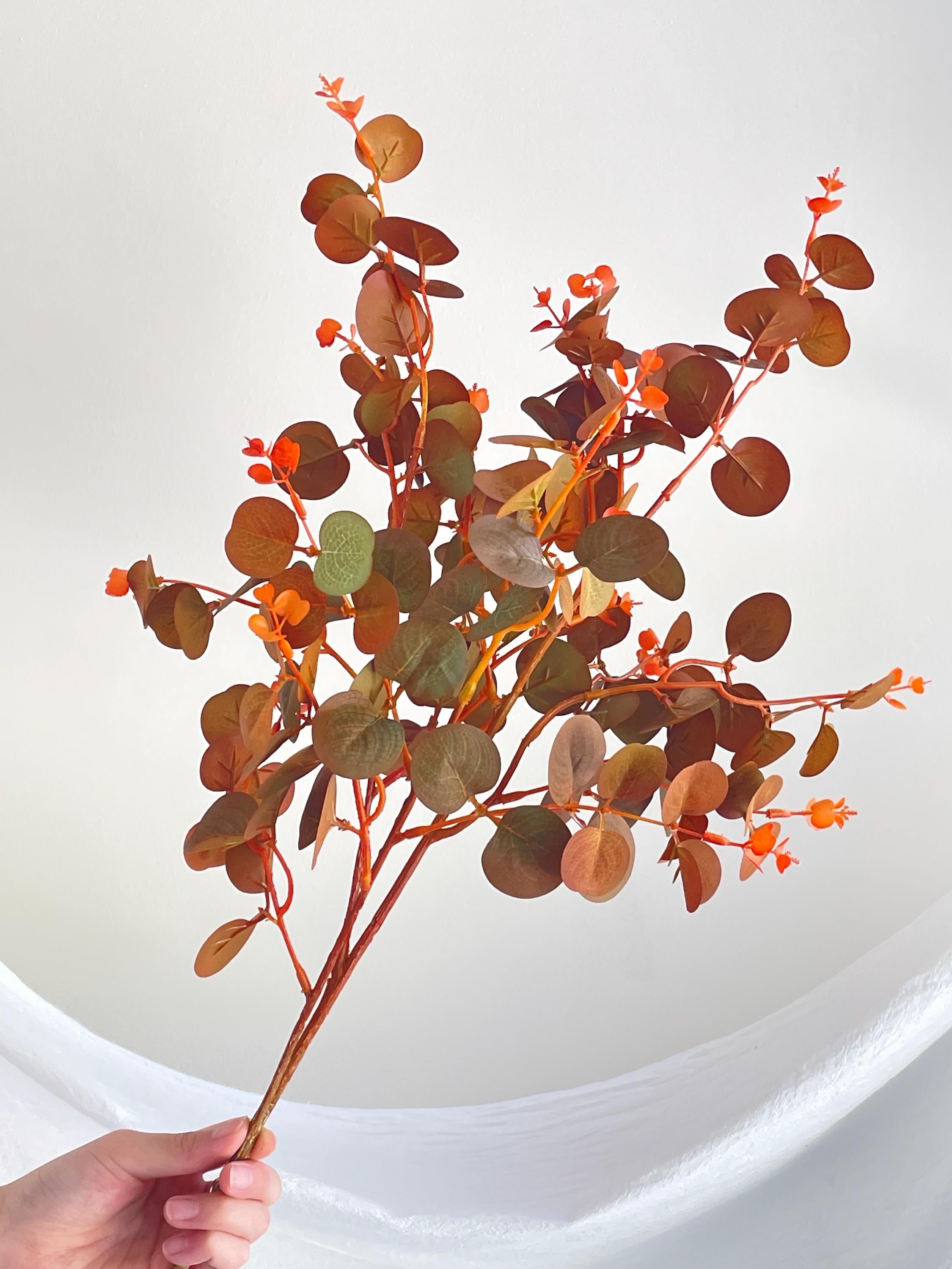 Artificial Purple eucalyptus Branch