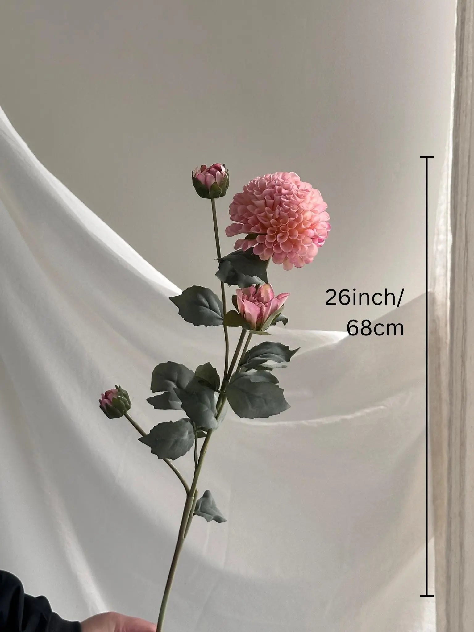Artificial Dahlia Stem Faux Flower Place