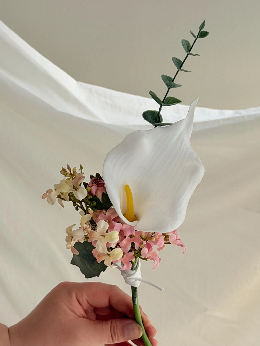 Whimsical Wildflower Bouquet, Bridal Bouquet, faux flower arrangement, holiday flower arrangement with Fake Peony, Rose, Dahlia, lilac Faux Flower Place