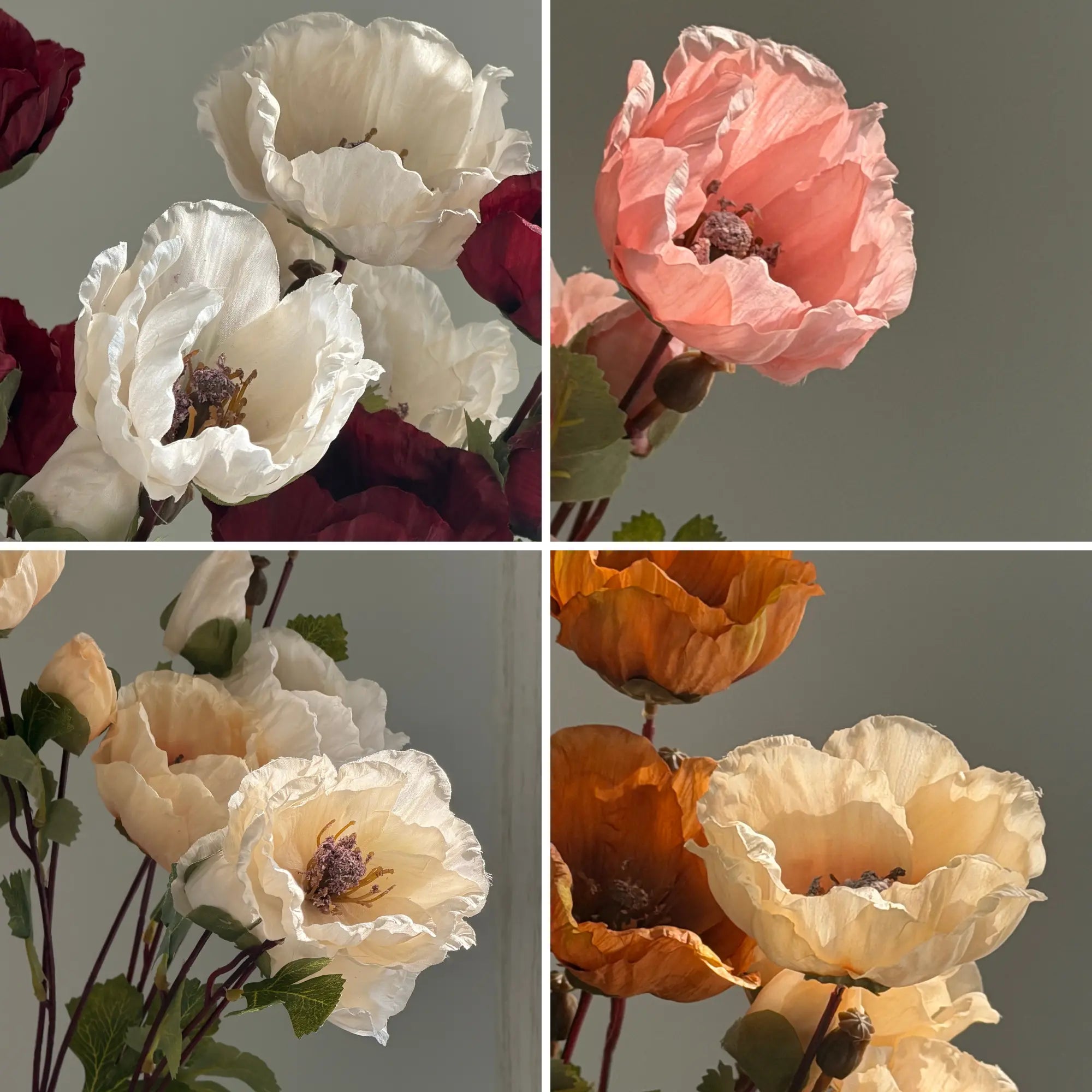 Faux Matilija Poppy Celesta Atelier
