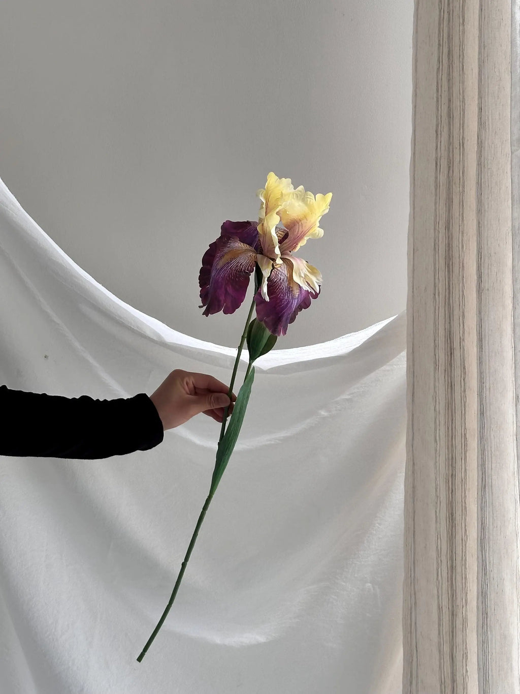 Artificial Iris Flowers, Silk iris flower, Real Touch iris flower, spring floral arrangement for home wedding decor Faux Flower Place
