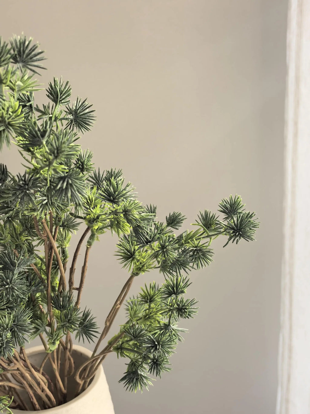 Faux Winter Cedar Branch Artificial Pine Stems for DIY Indoor Decor, Pine Needle Stem Evergreen garland, primitive christmas decor Faux Flower Place