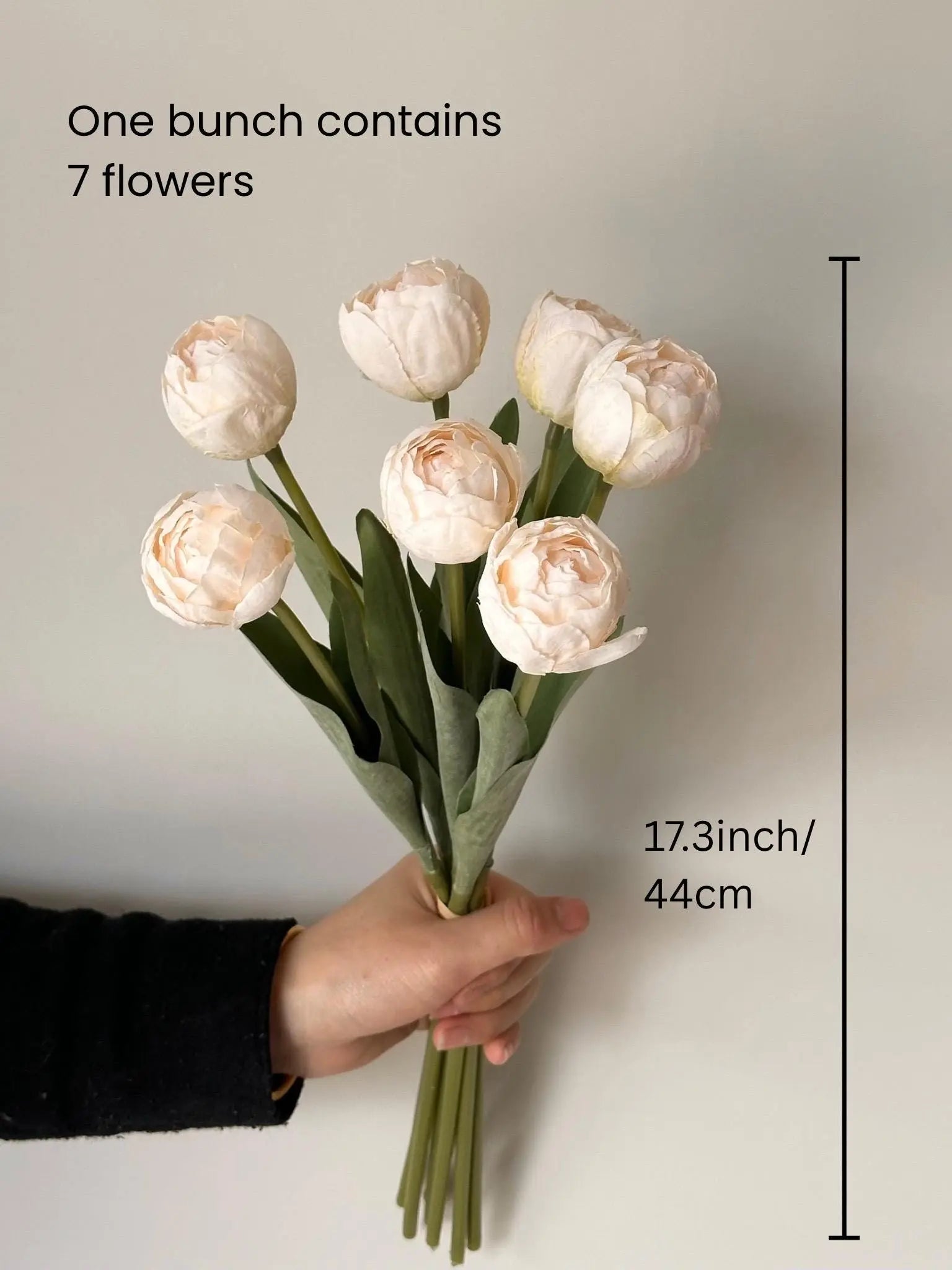 Silk tulip bouquet, artificial tulips stems Celesta Atelier