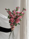 Long Stem Artificial Camellia (Pack of 3) Faux Flower Place