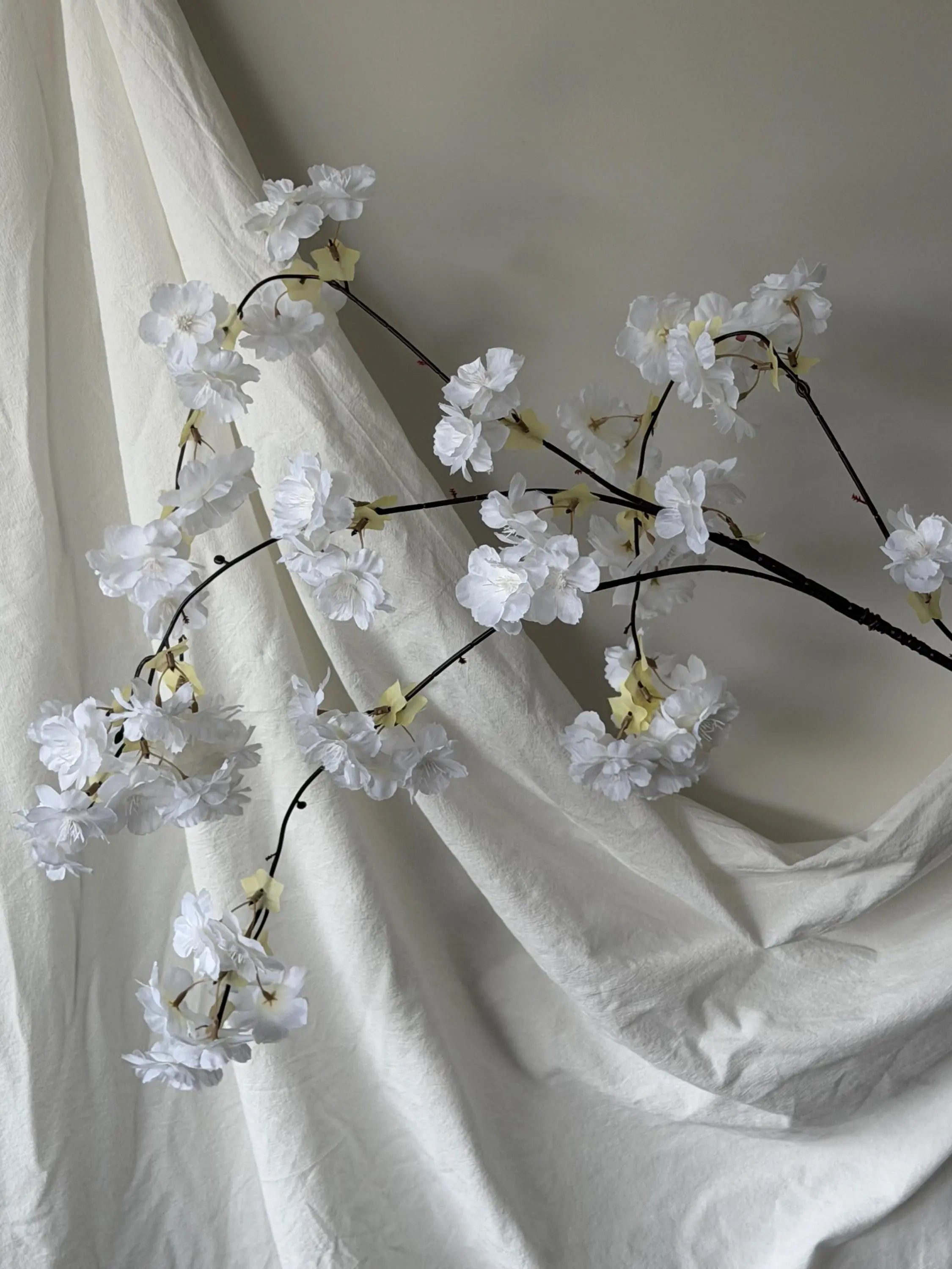 Real Touch Silk Cherry Blossom Stems (Pack of 3), Spring Floral Arrangement, Baby Shower flowers, Faux Cherry Blossom, drapey flowers Faux Flower Place