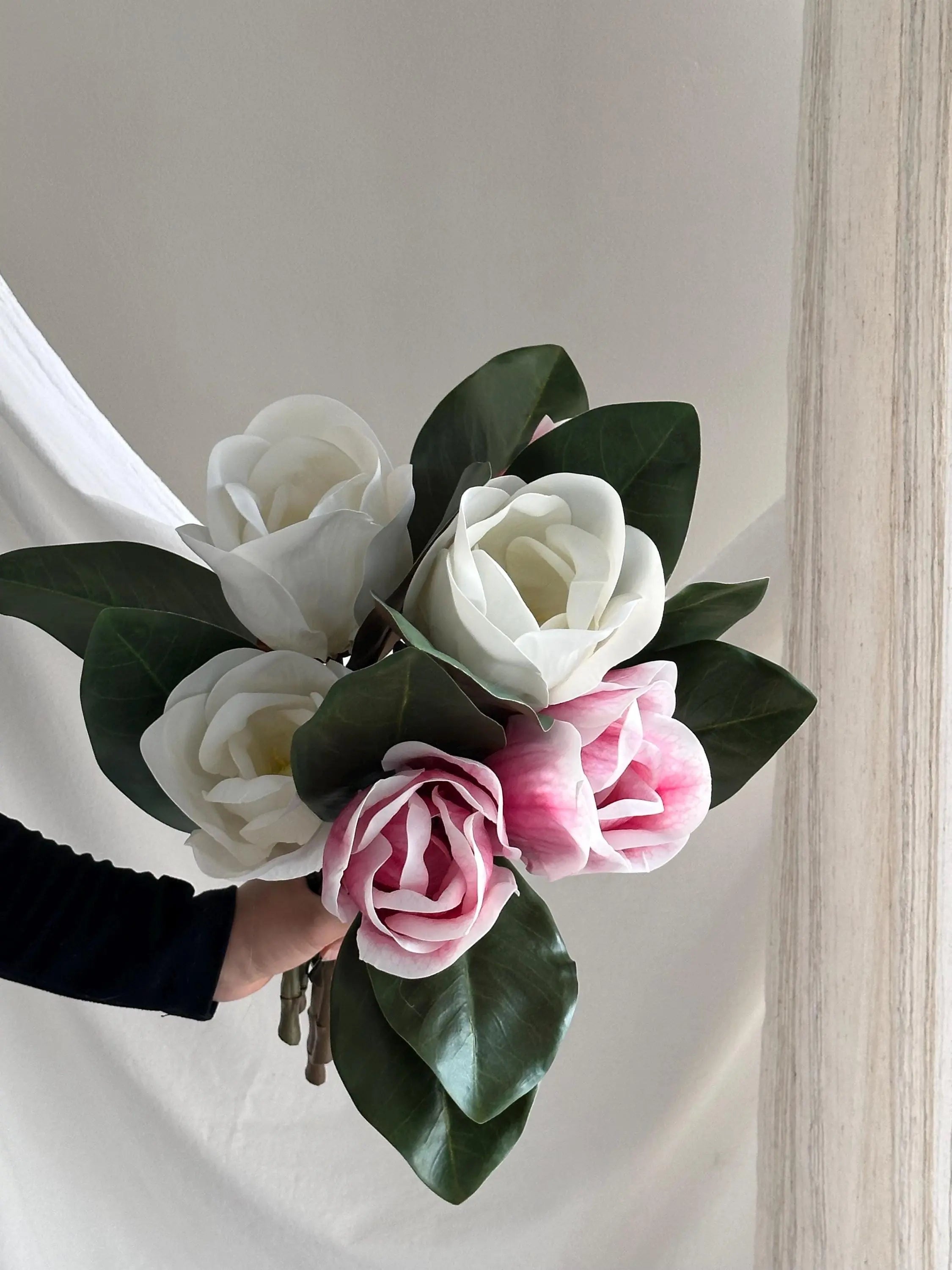 15” Artificial Magnolia stem Faux Flower Place