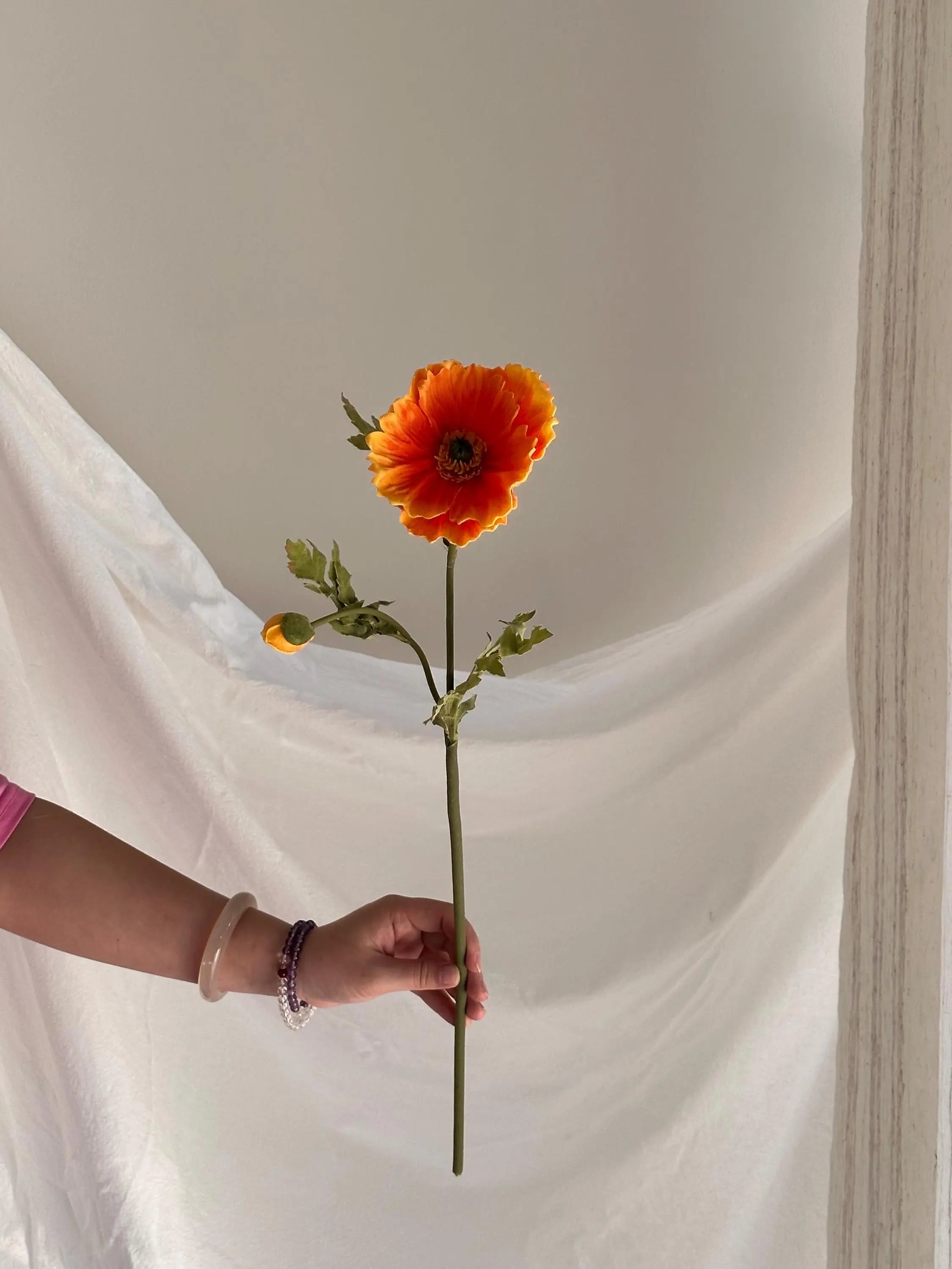 Faux California Poppy Faux Flower Place