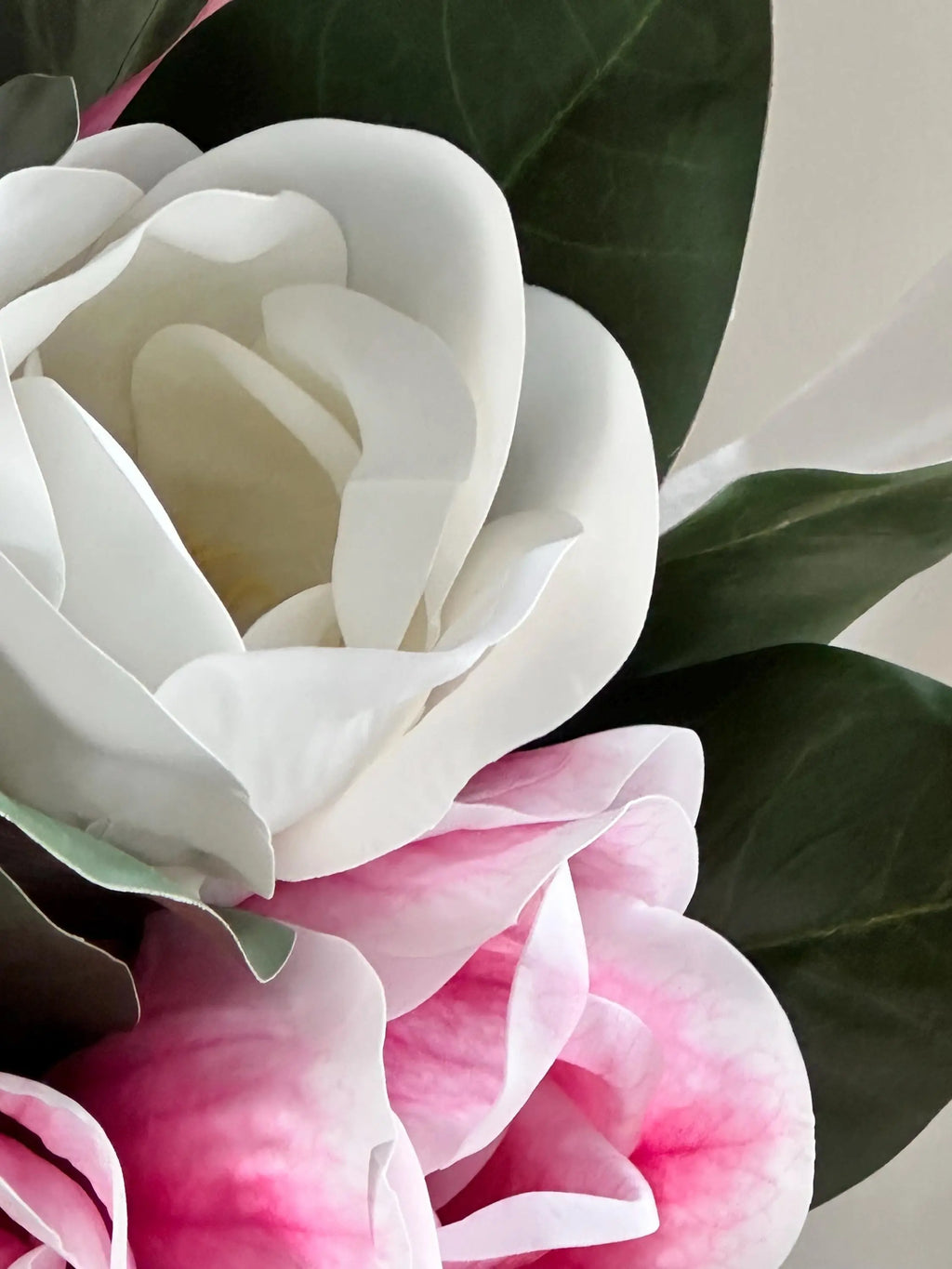 15” Artificial Magnolia stem Faux Flower Place