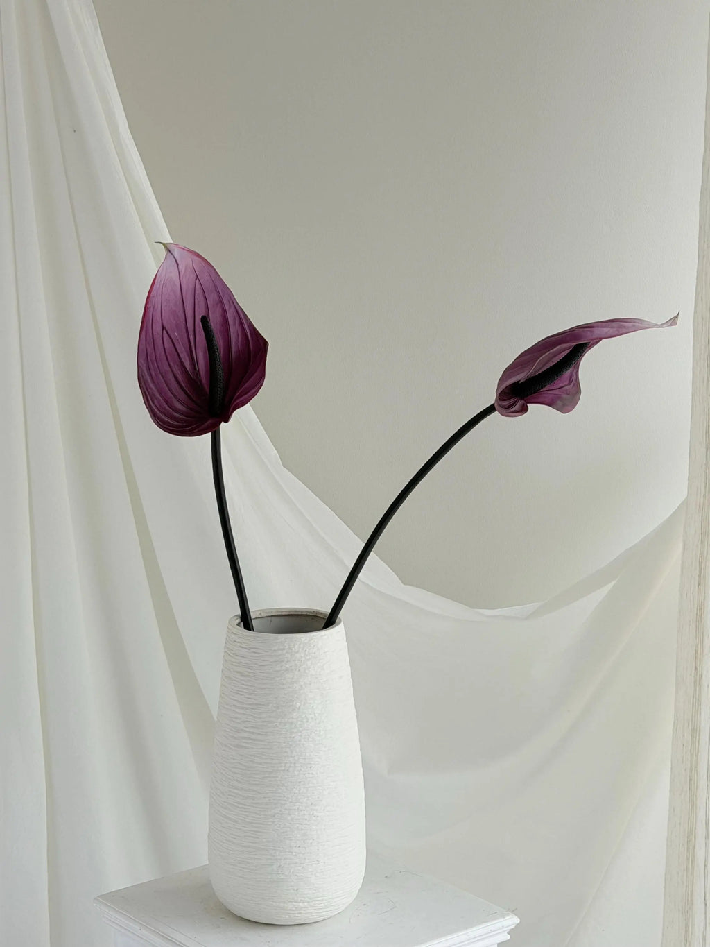 Artificial Anthurium Stems Faux Flower Place