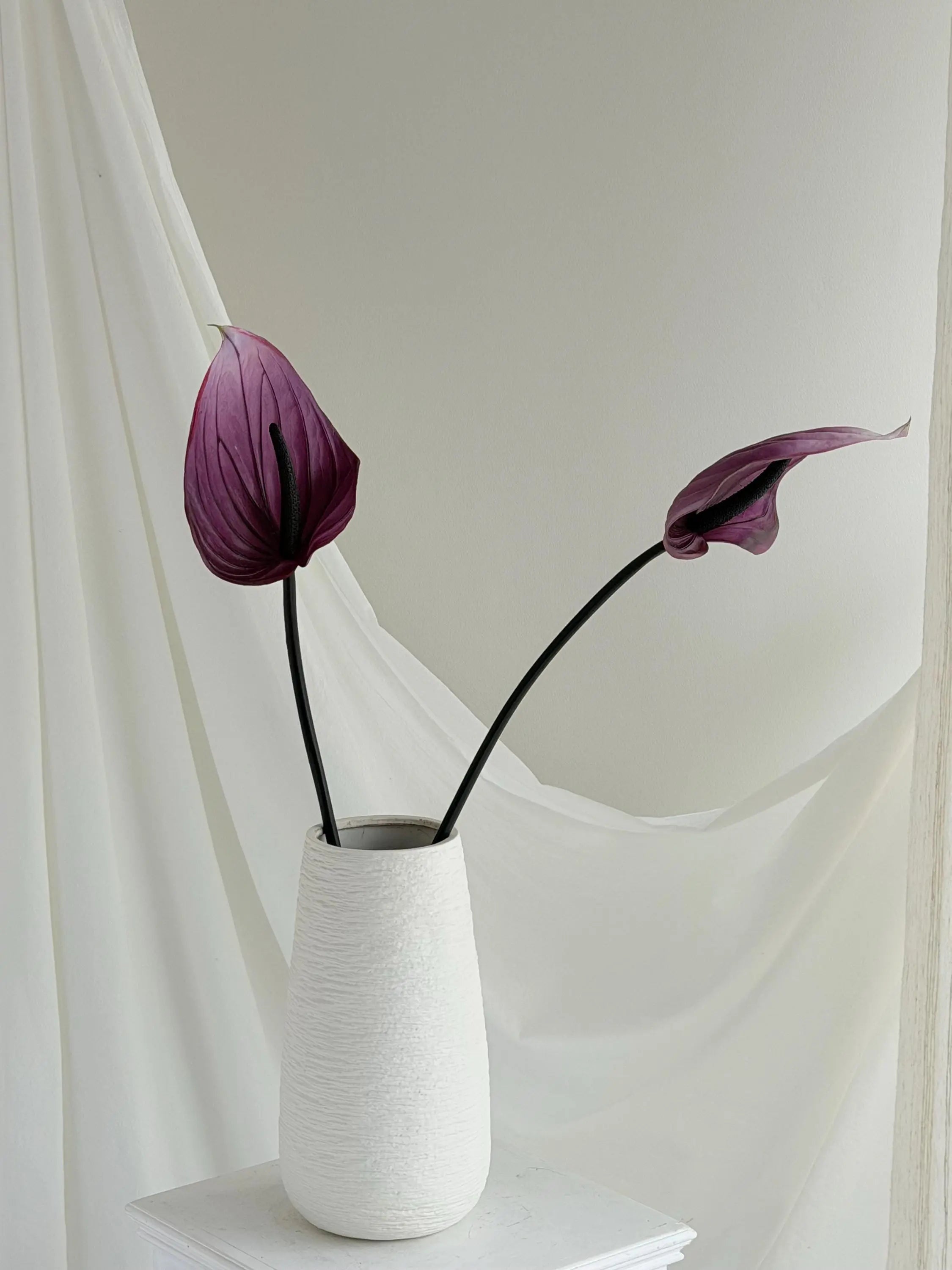 Artificial Anthurium Stems Faux Flower Place