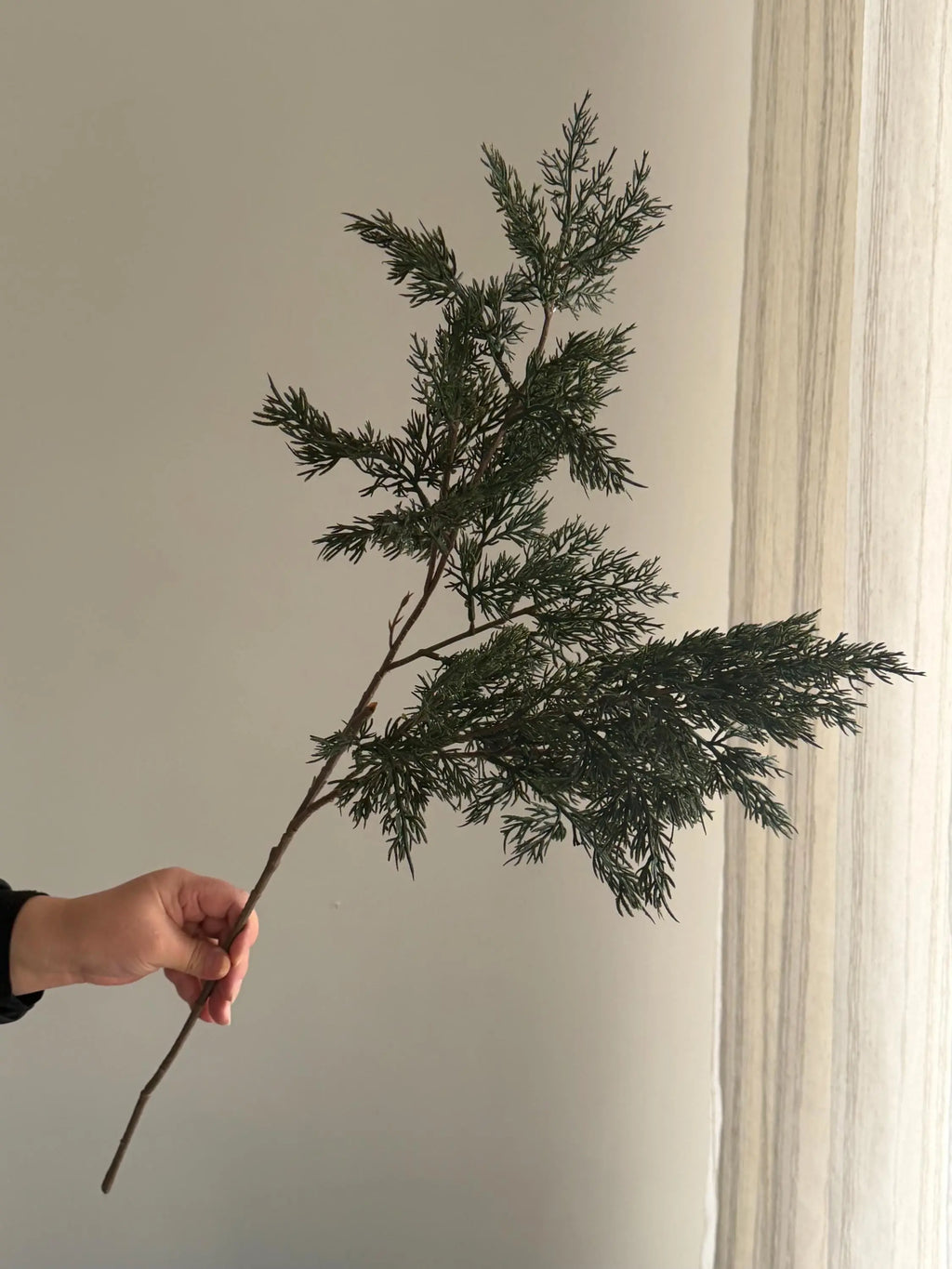 Artificial Winter Cedar Branch Faux Flower Place