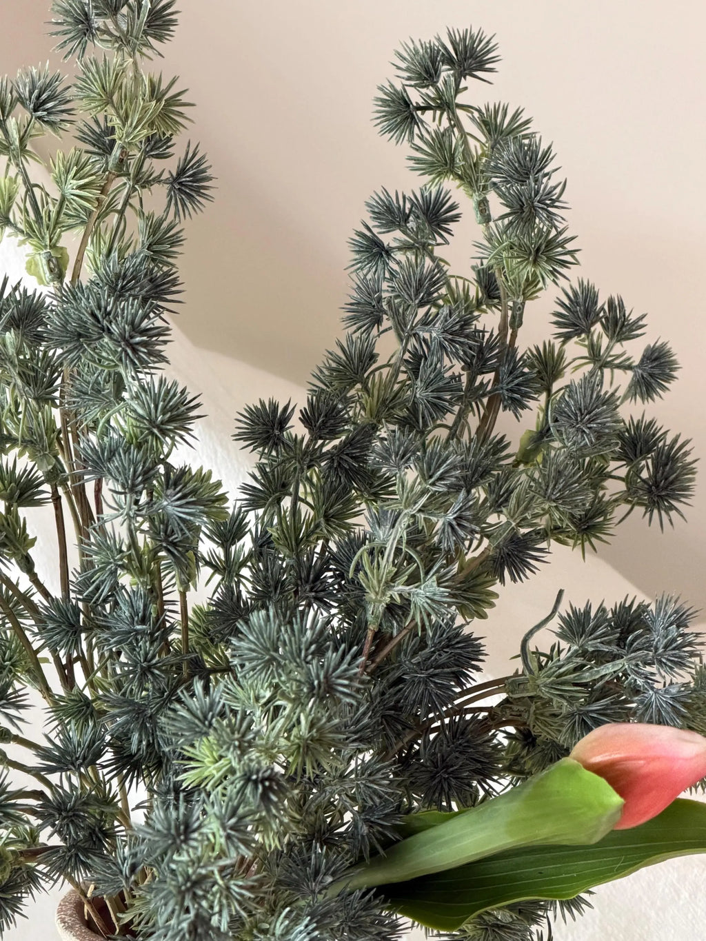 Faux Winter Cedar Branch Artificial Pine Stems for DIY Indoor Decor, Pine Needle Stem Evergreen garland, primitive christmas decor Faux Flower Place