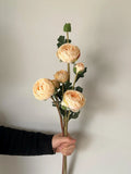 Faux Ranunculus stem, artificial Ranunculus bunch,DIY floral supply,faux ranunculus bouquets, flower arrangement, DIY wedding bouquet Faux Flower Place