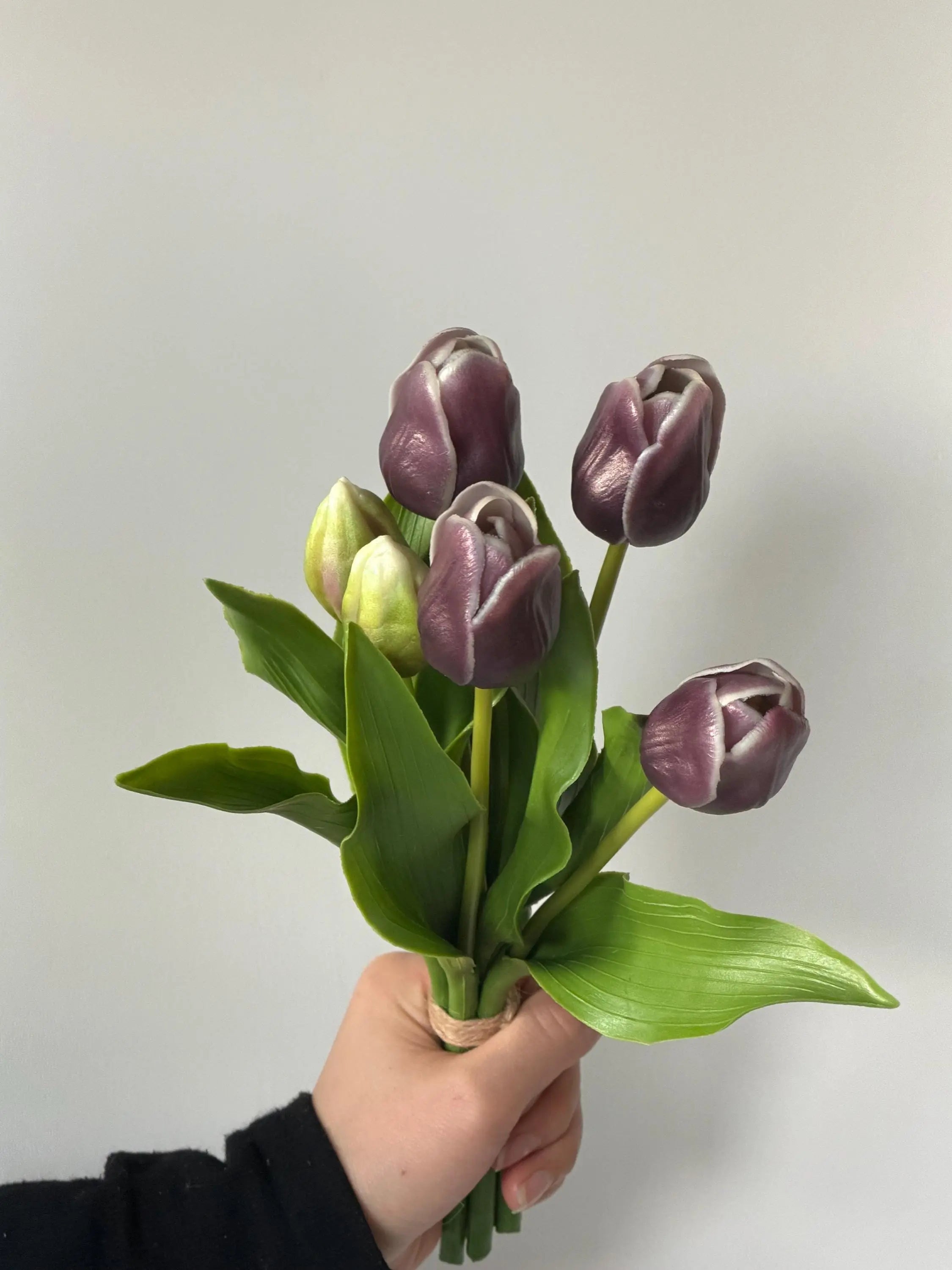Fake tulip bouquest,artificial tulips,Real touch tulip,fake floral arrangements, faux tulips for Mothers Day gift, Easter home decor Faux Flower Place