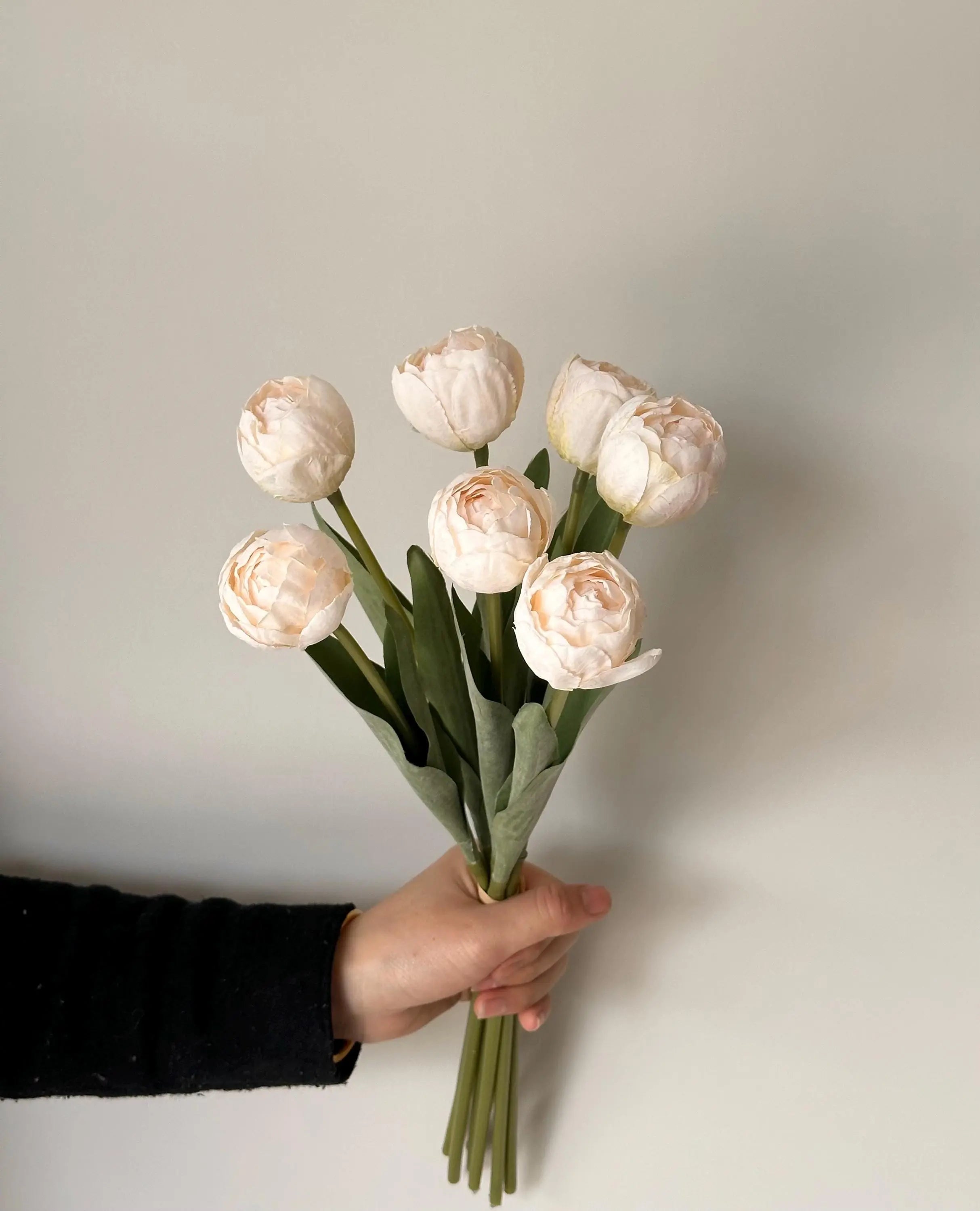 Silk tulip bouquet, artificial tulips stems Celesta Atelier