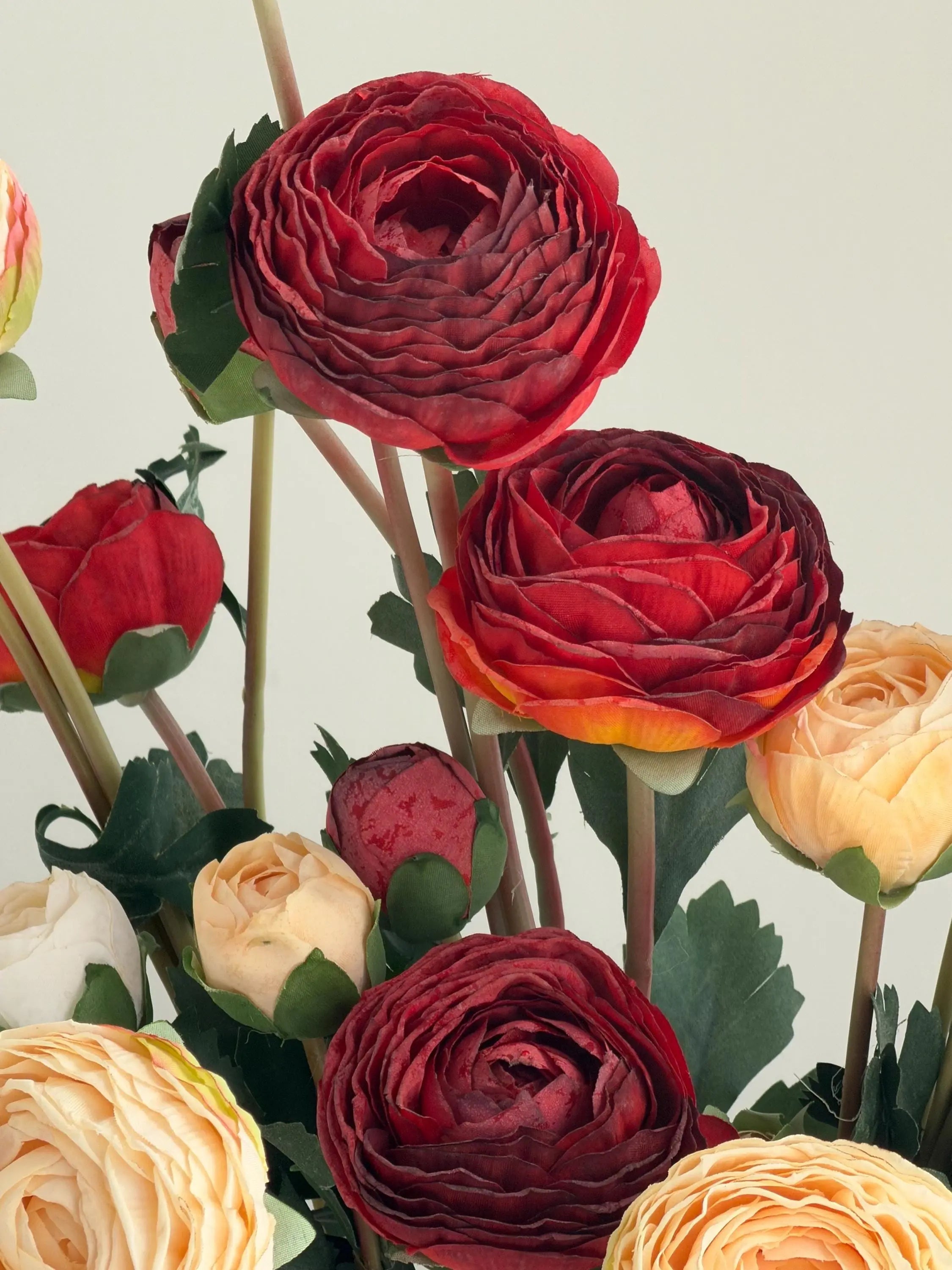 Faux Ranunculus stem, artificial Ranunculus bunch,DIY floral supply,faux ranunculus bouquets, flower arrangement, DIY wedding bouquet Faux Flower Place
