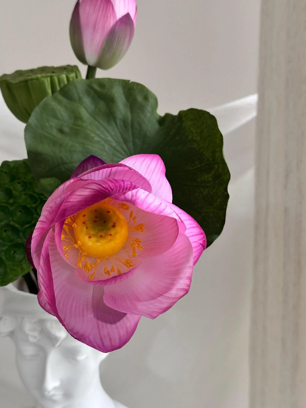 Artificial Lotus Flower stem Faux Flower Place