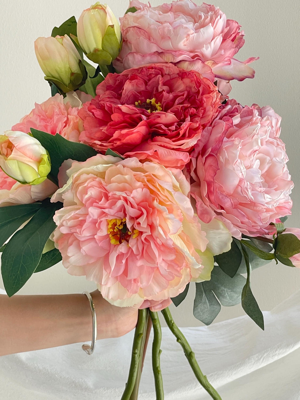 Faux Peony Flower