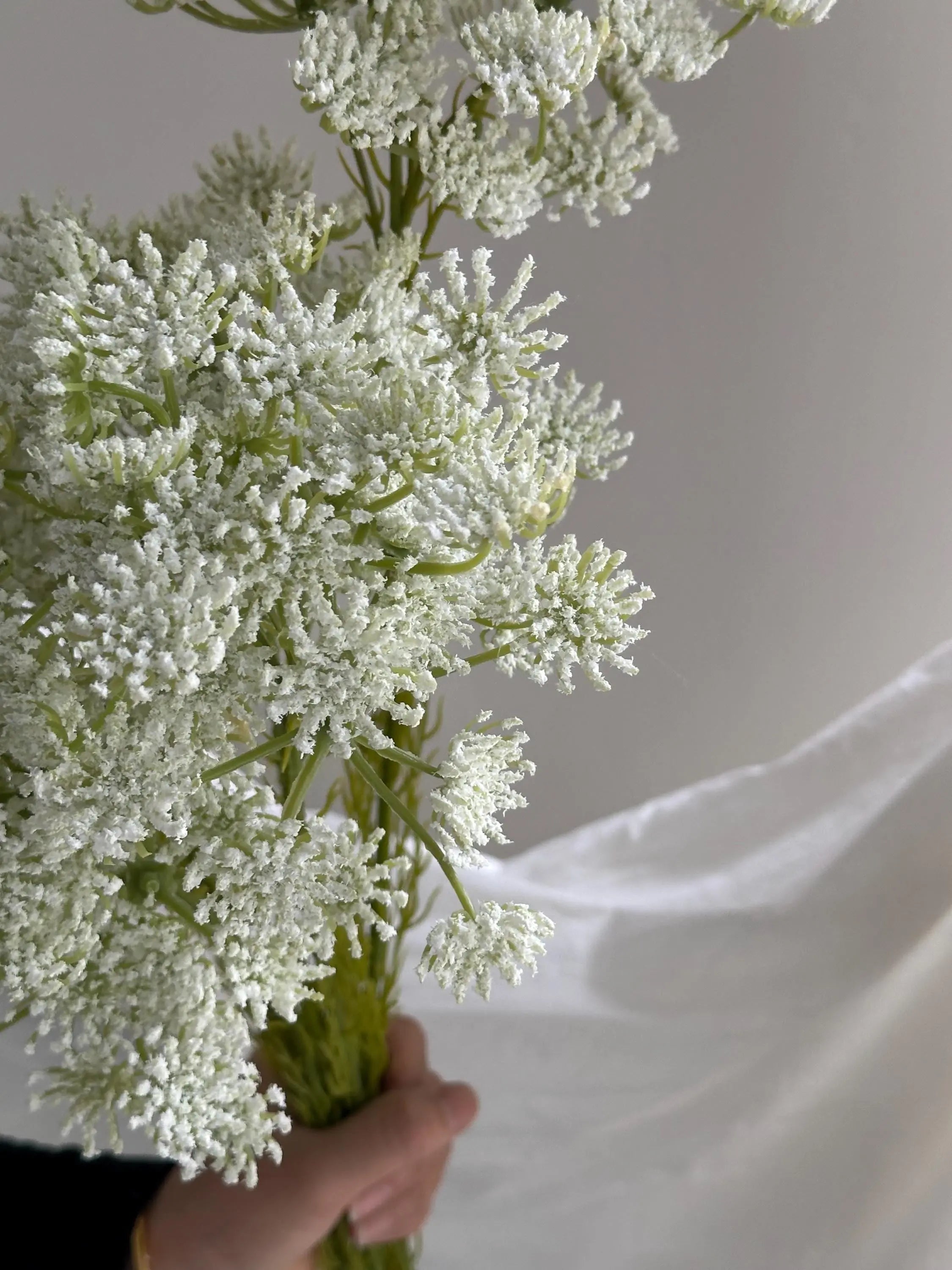 Artificial Queen Annes Lace Stem Faux Flower Place
