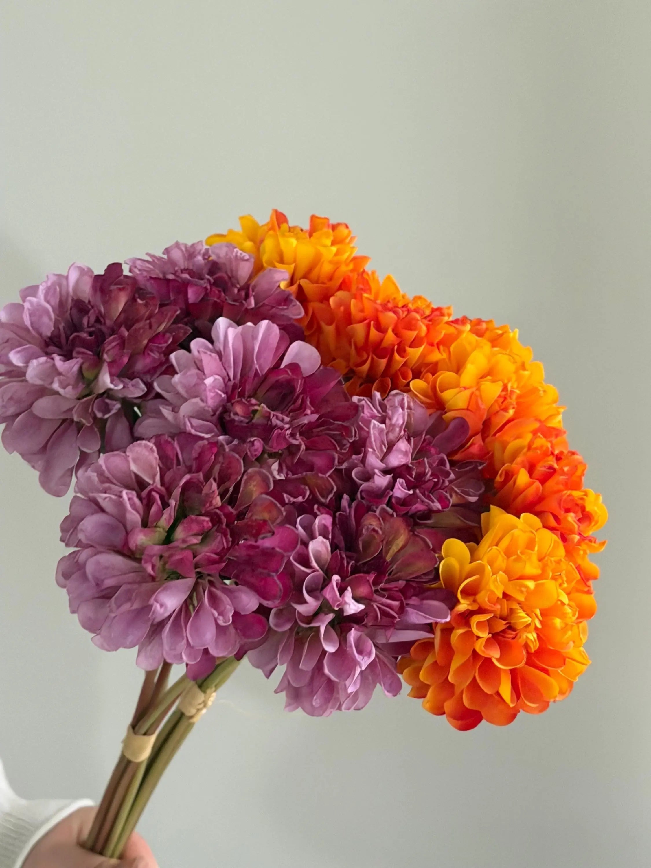 Faux Dahlia bouquets Celesta Atelier